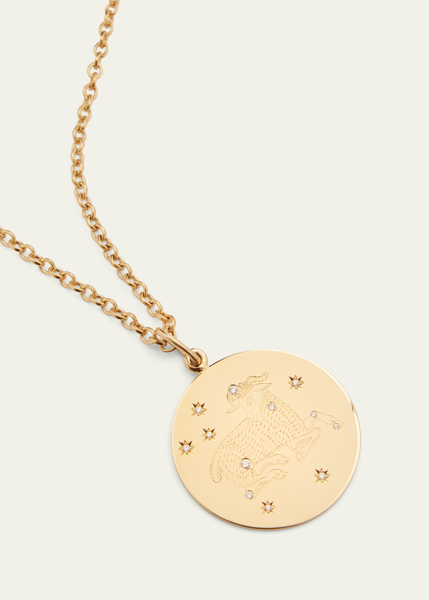 Verdura Zodiac Pendant Necklace, Aries Image 3 of 4