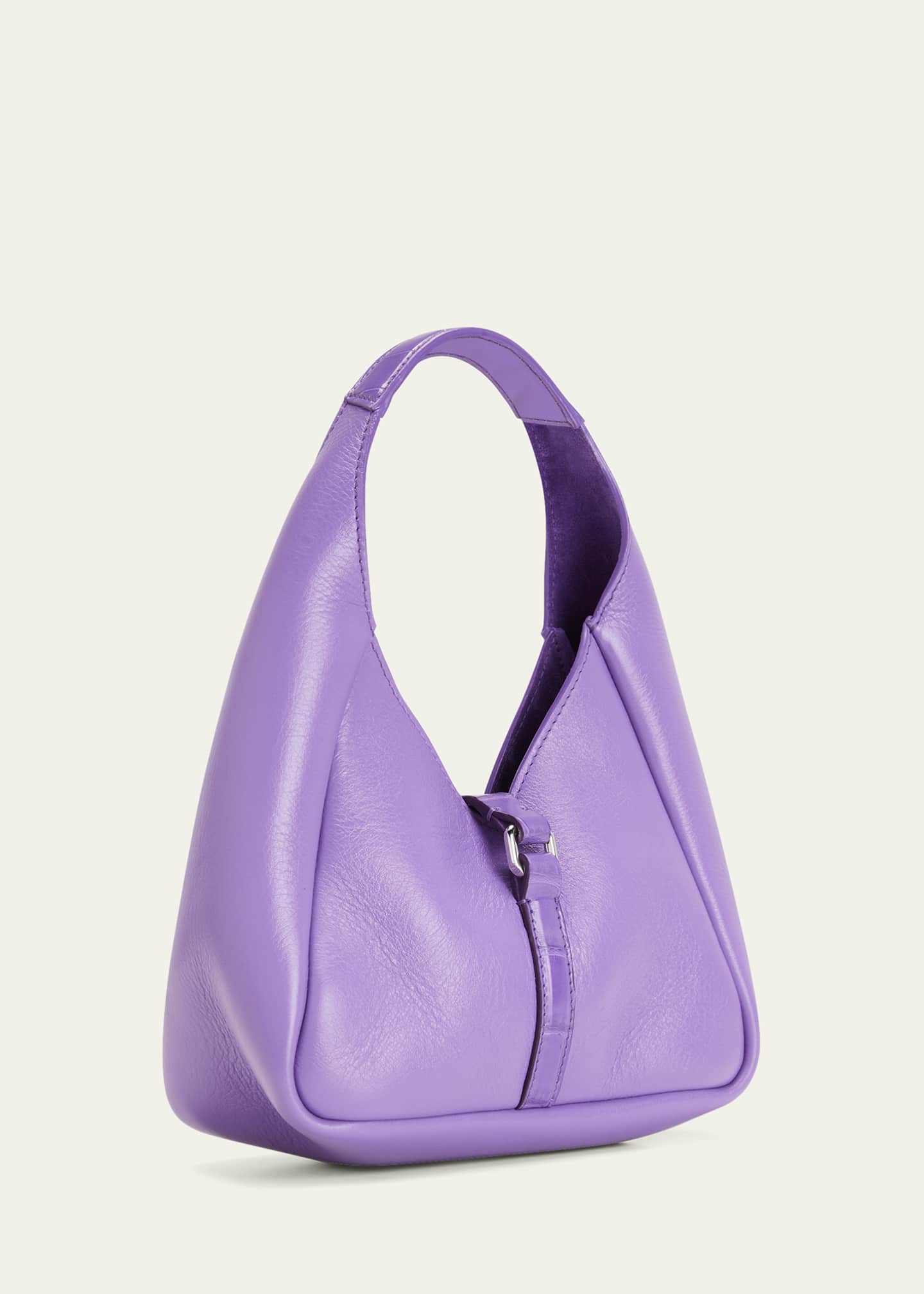 Givenchy Mini Padlock Hobo Bag in Calf Leather - Bergdorf Goodman