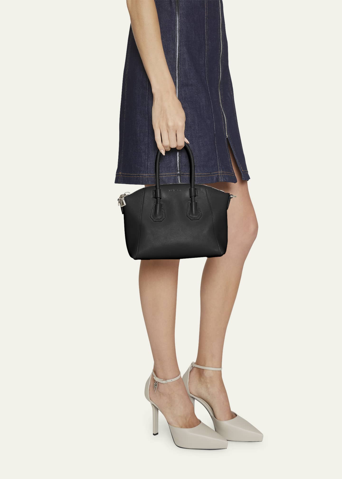 Givenchy Antigona Mini Leather Satchel Bag