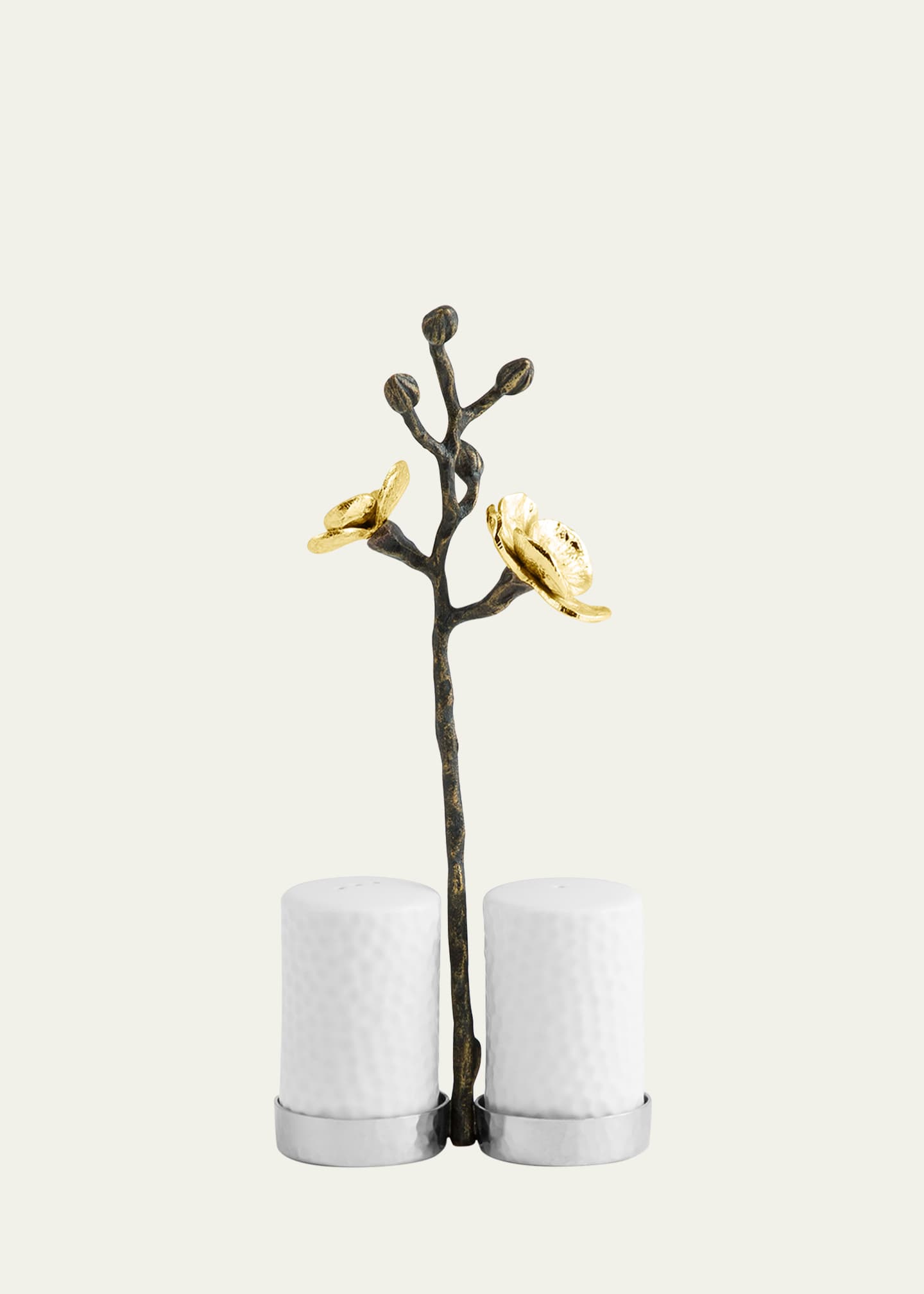 Michael Aram Gold Orchid Salt and Pepper Set Image 3 of 4