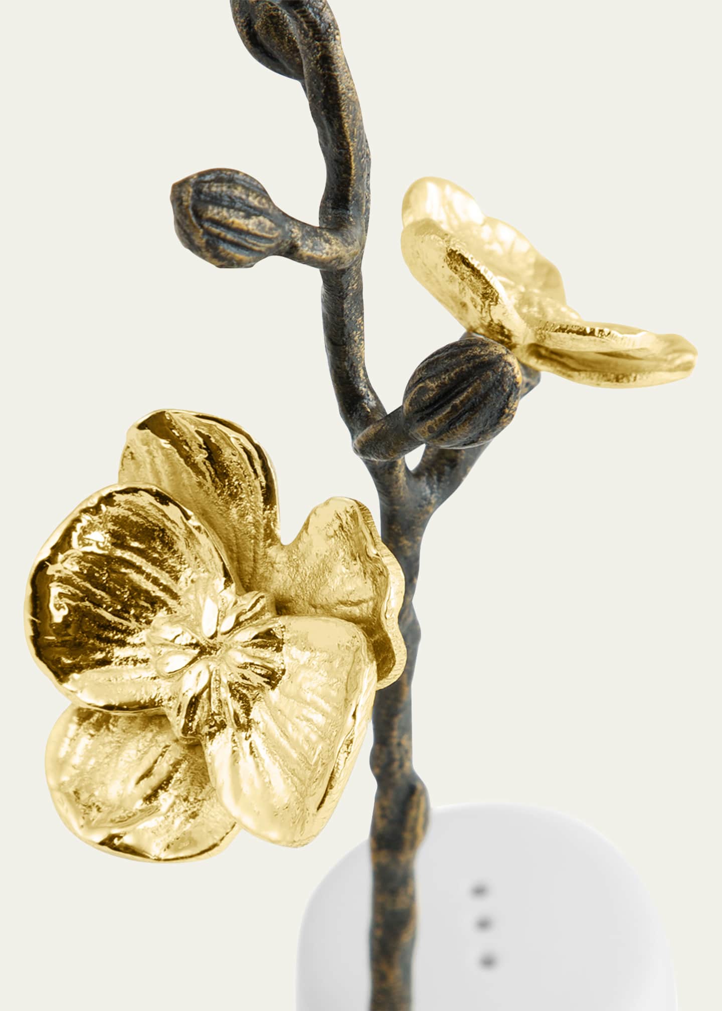 Michael Aram Gold Orchid Salt and Pepper Set Image 4 of 4