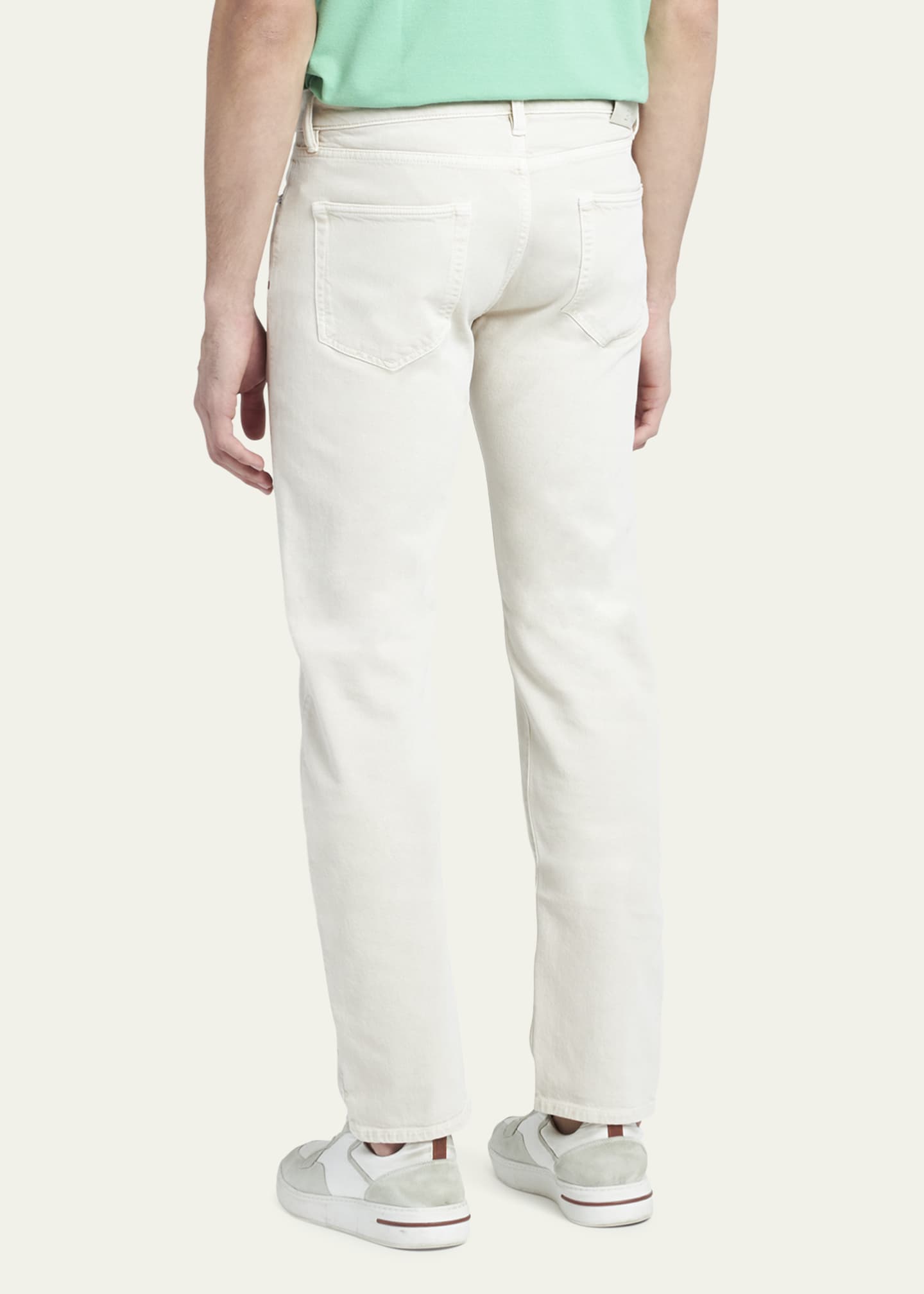 Loro Piana Men's Straight Leg 5-Pocket Pants Image 3 of 5