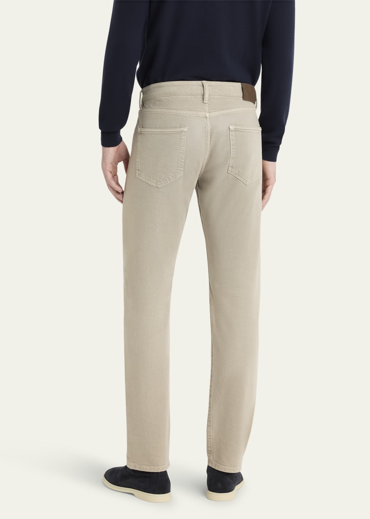 Loro Piana Men's Straight Leg 5-Pocket Pants Image 3 of 5