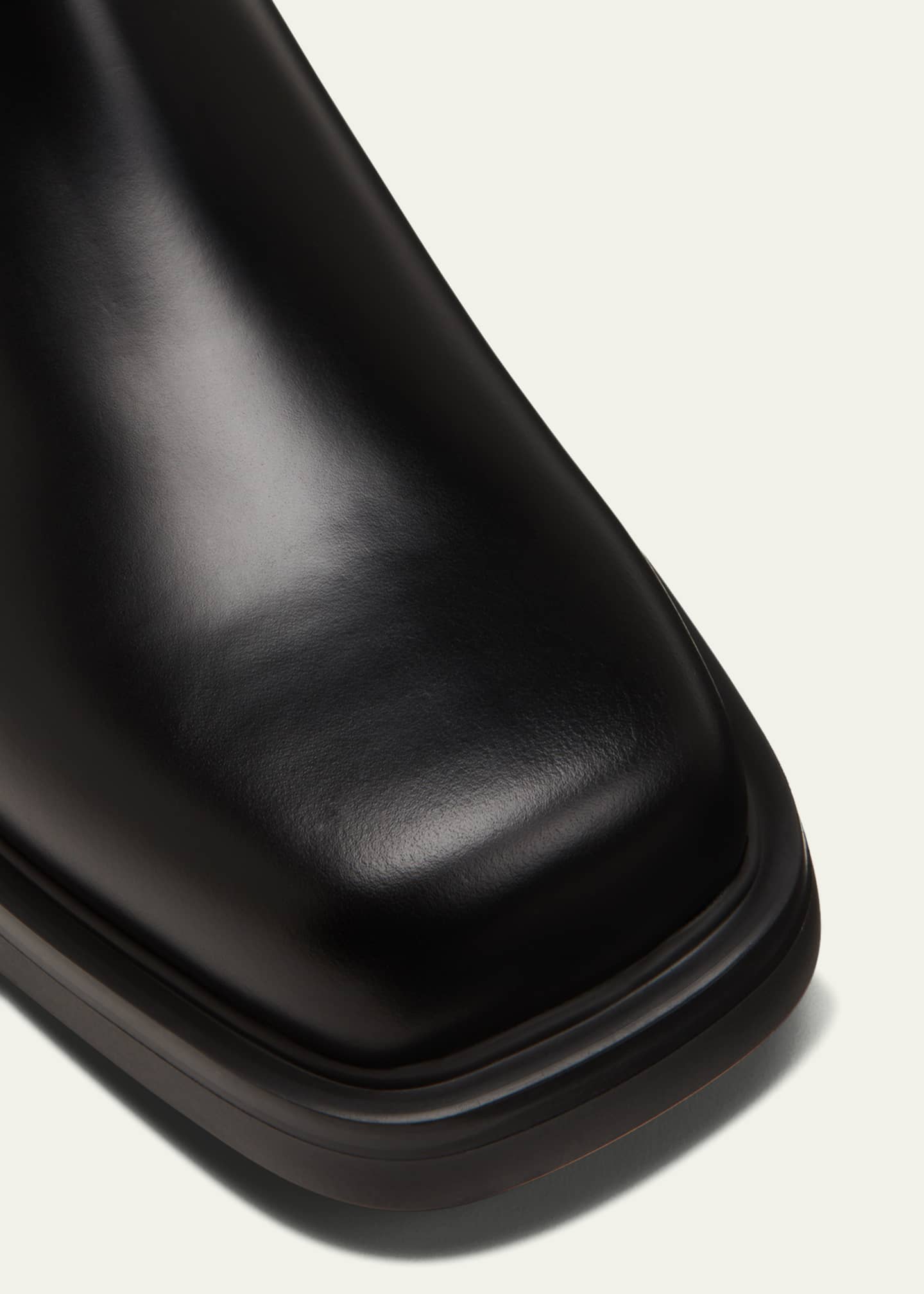 Prada Men's Leather Ankle Chelsea Boots - Bergdorf Goodman