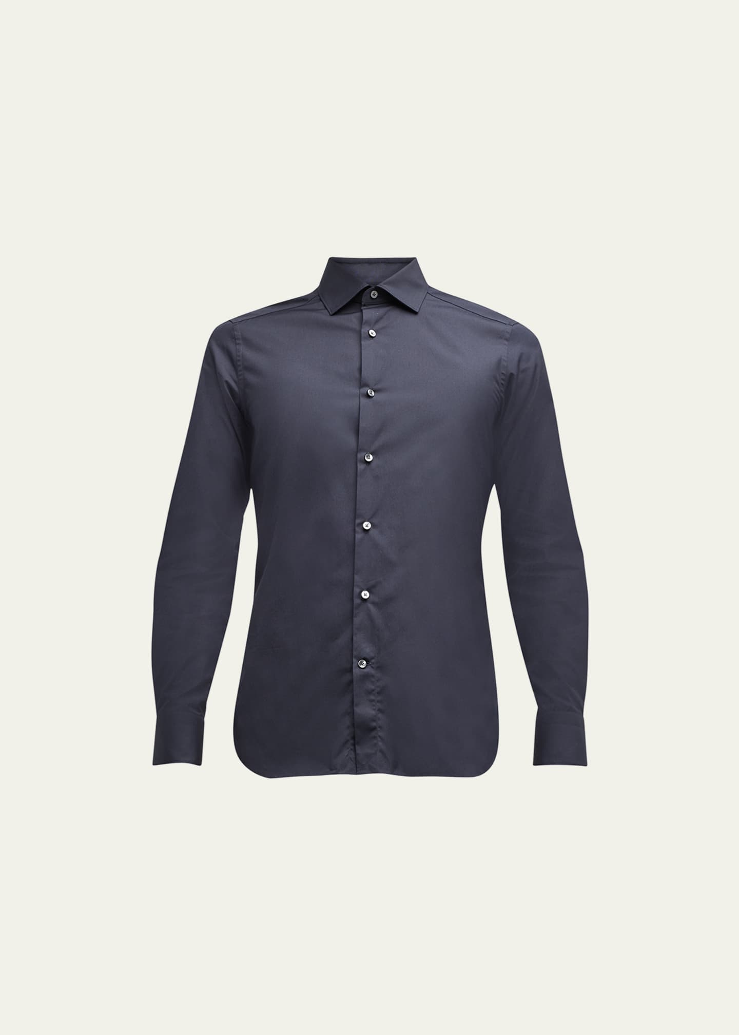 ZEGNA Men's Trofeo Comfort Cotton Shirt Image 1 of 5