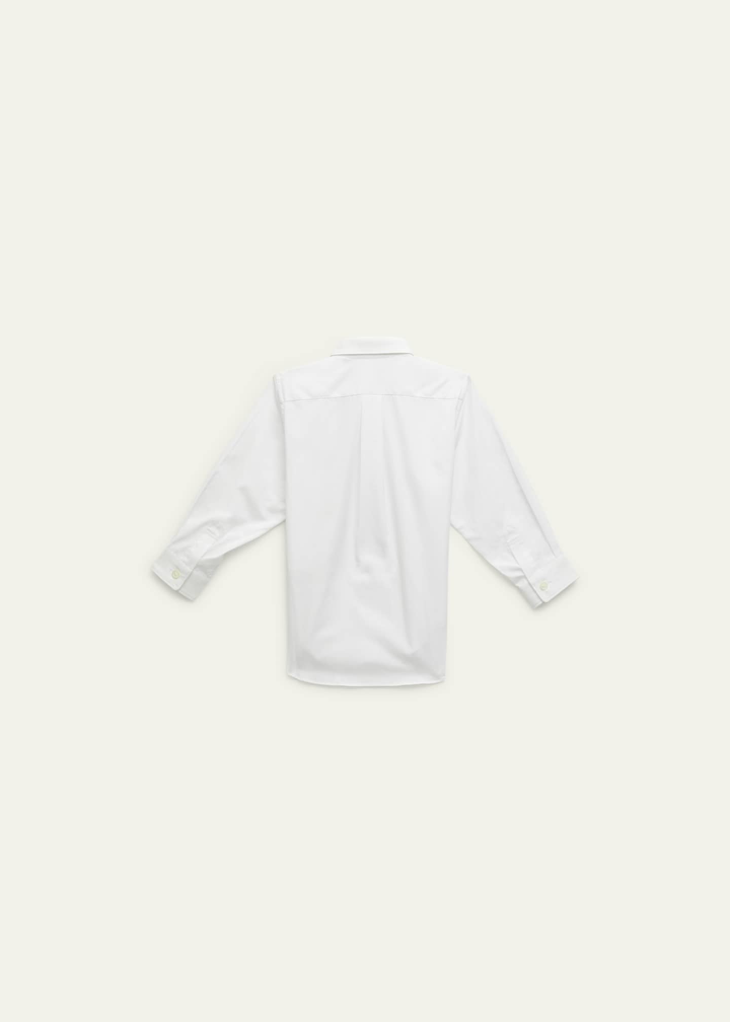 Comme des Garcons Boy's Play Button Down Shirt, Size 2-6 Image 2 of 3