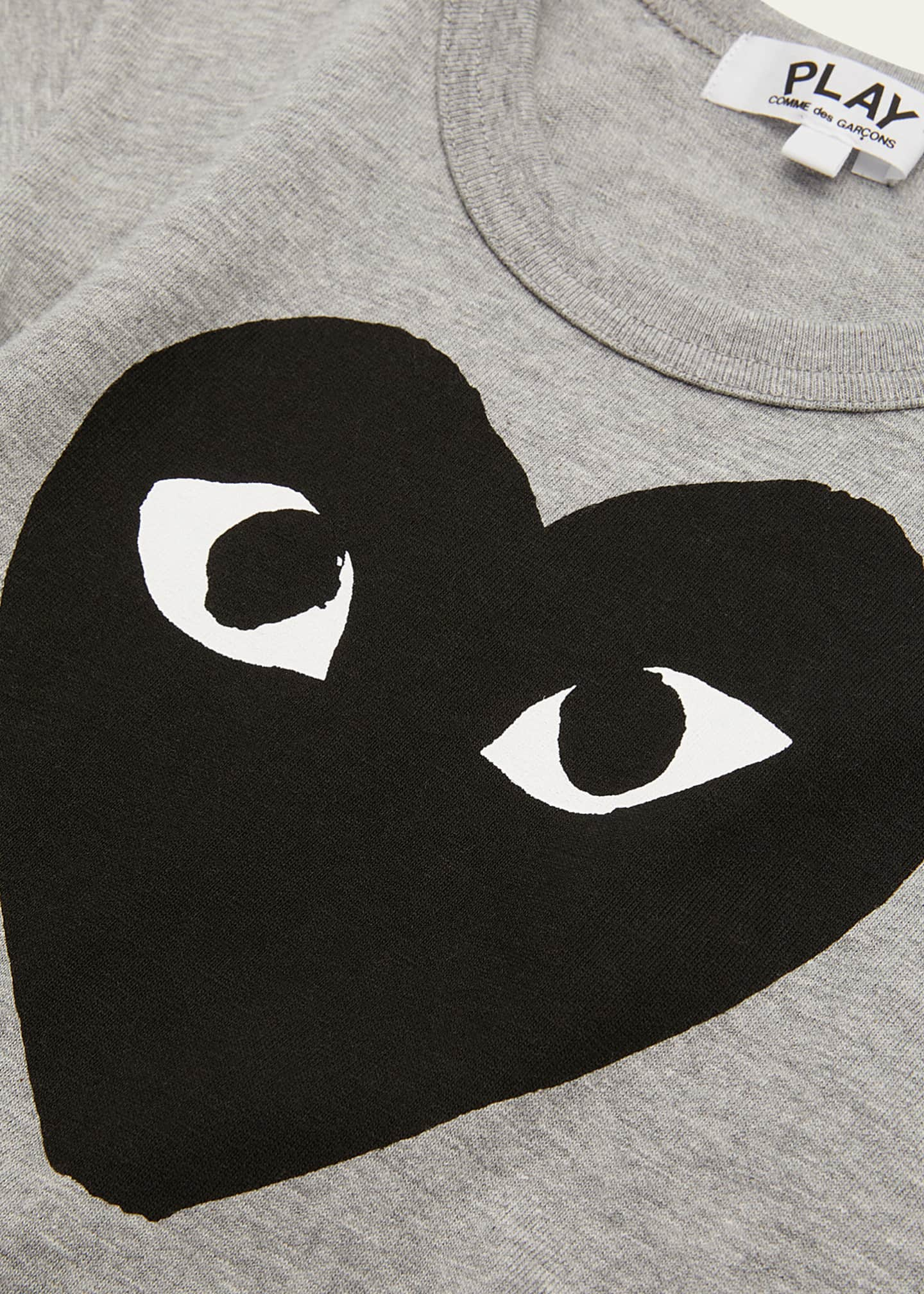 Comme des Garcons Kid's Heart Logo-Print T-Shirt, Size 2-6