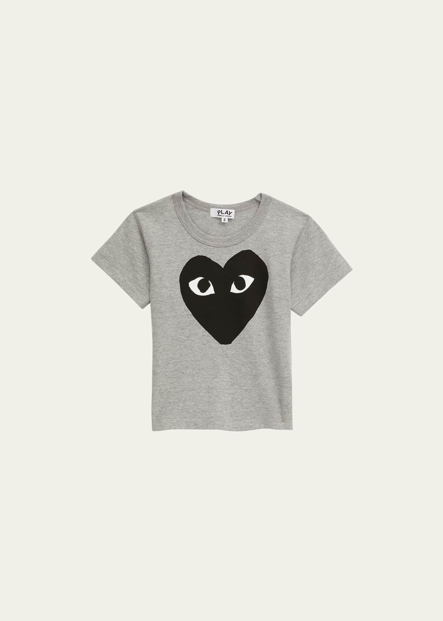 Comme des Garcons Heart Print T-Shirt - White