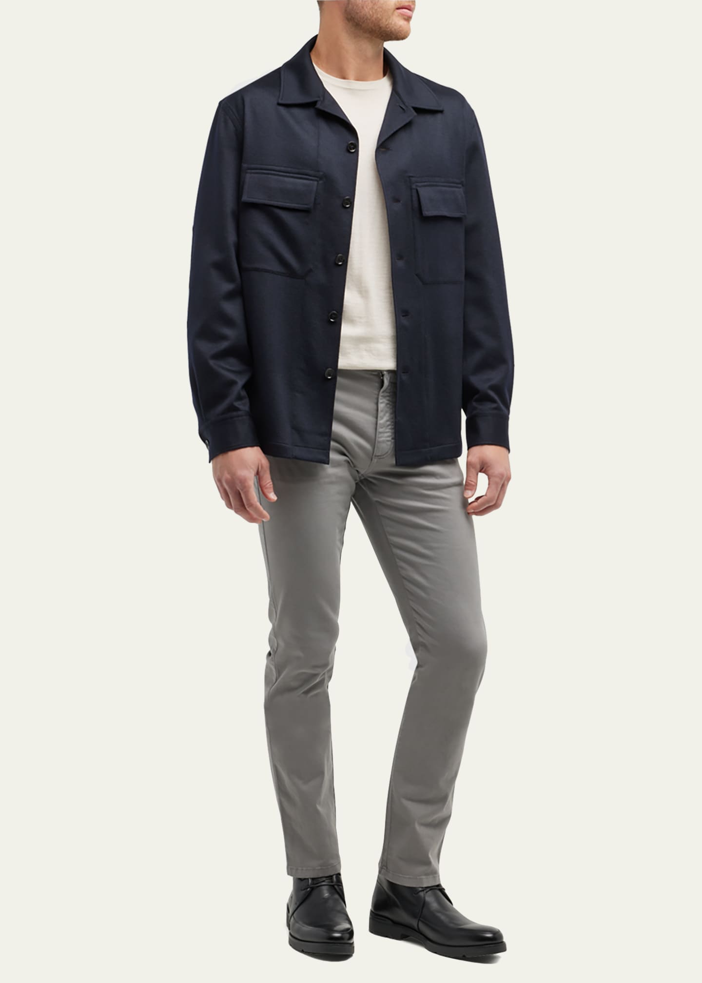 ZEGNA Men's 5-Pocket Pants Image 2 of 5