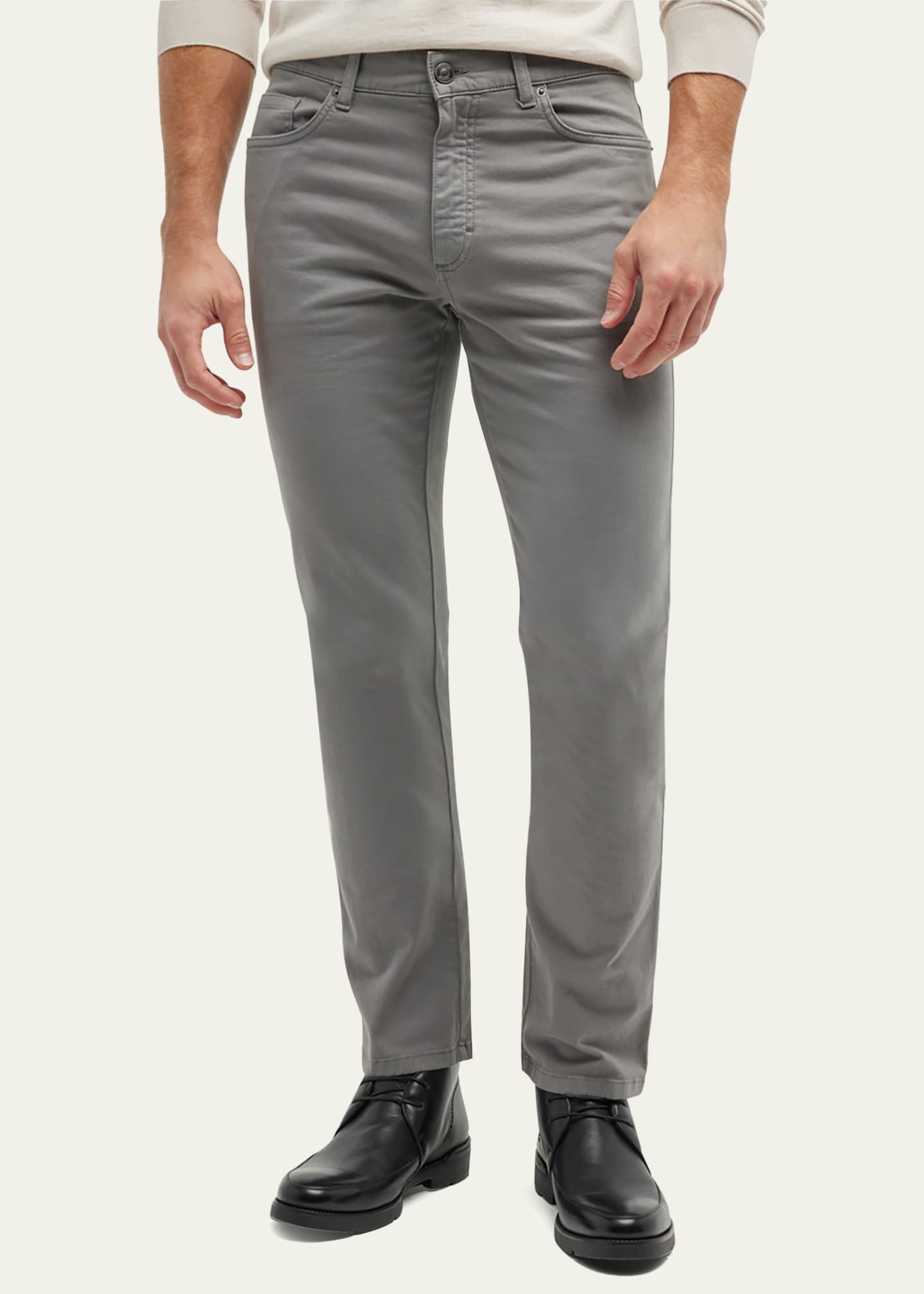 ZEGNA Men's 5-Pocket Pants Image 4 of 5