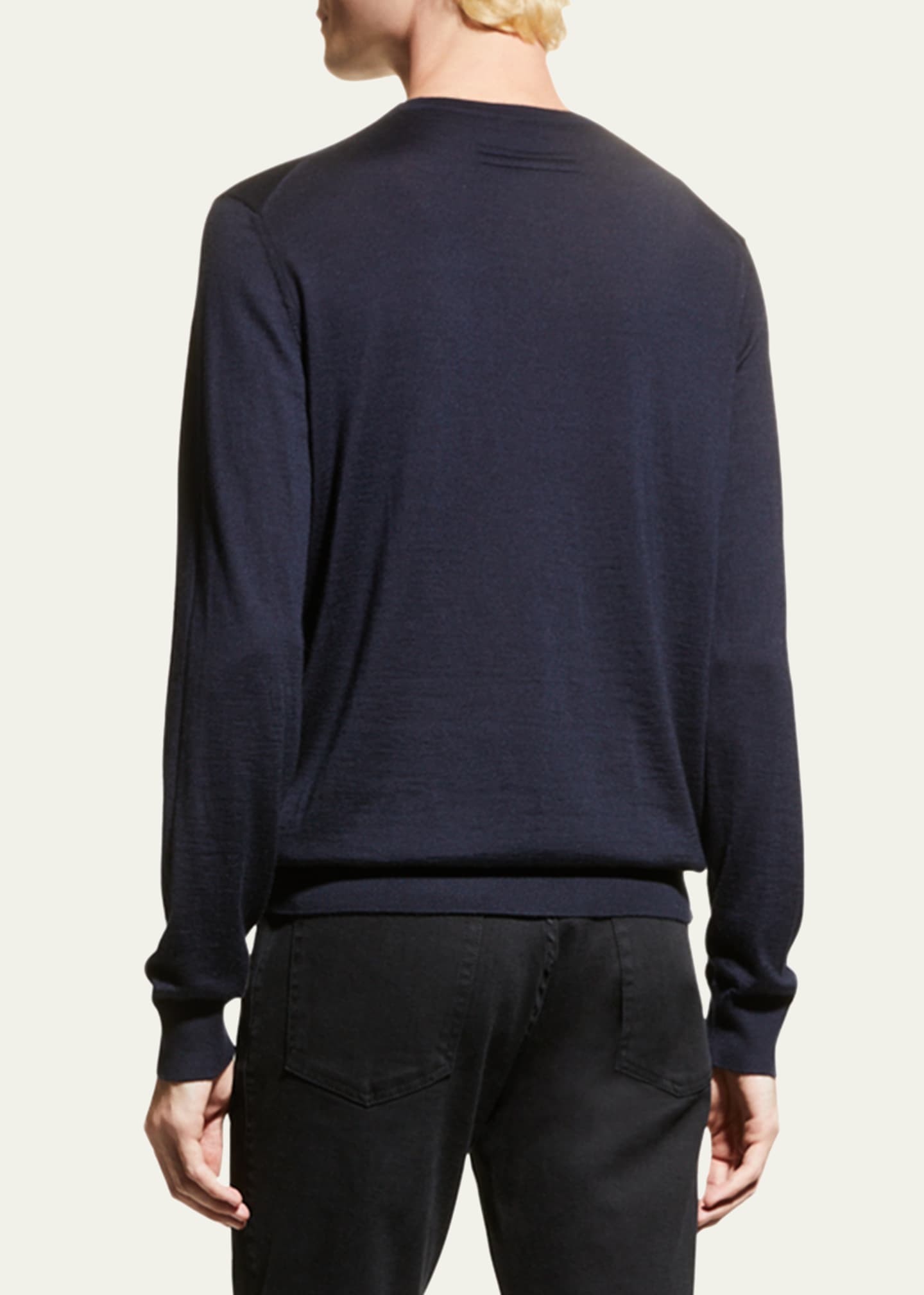 ZEGNA Men's Cashmere Crewneck Sweater Bergdorf Goodman