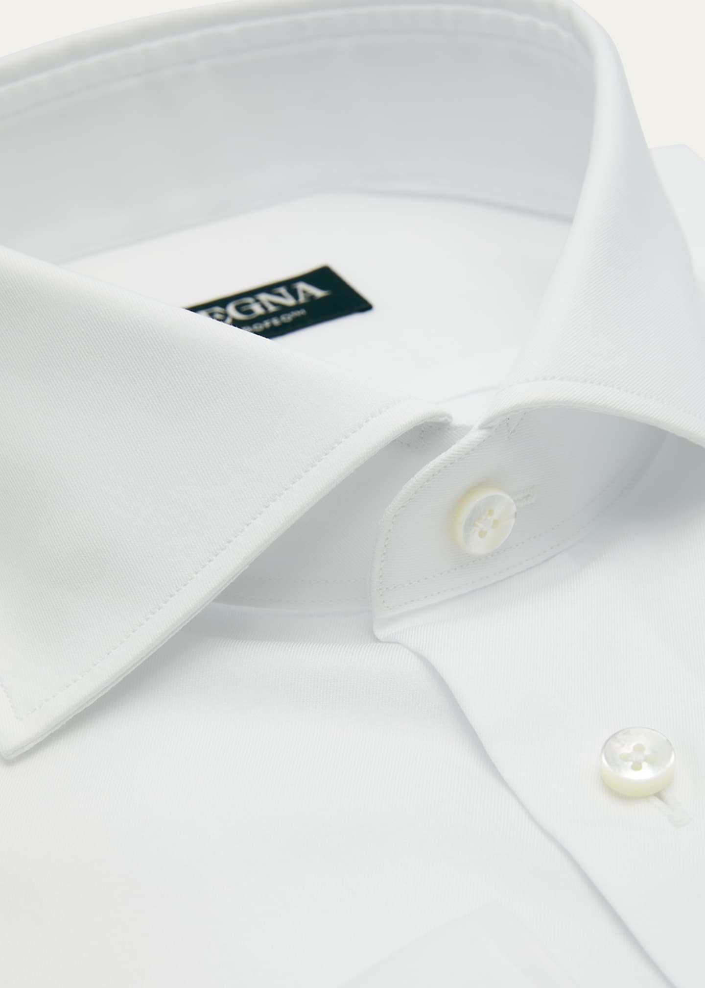 ZEGNA Men's Trofeo™ Cotton Dress Shirt Image 2 of 2