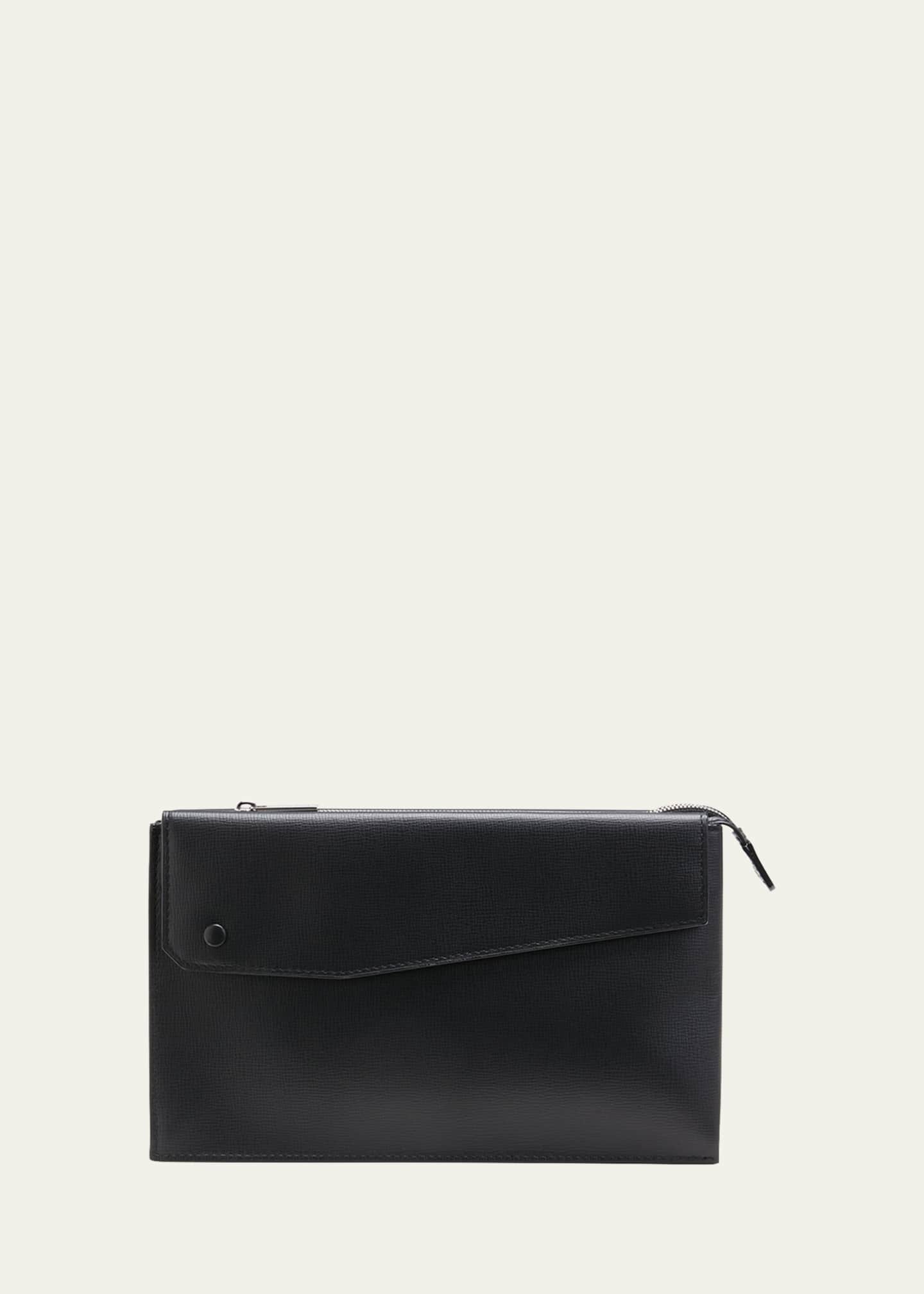 Valextra Men's Pocket Crossbody Bag Image 1 of 5
