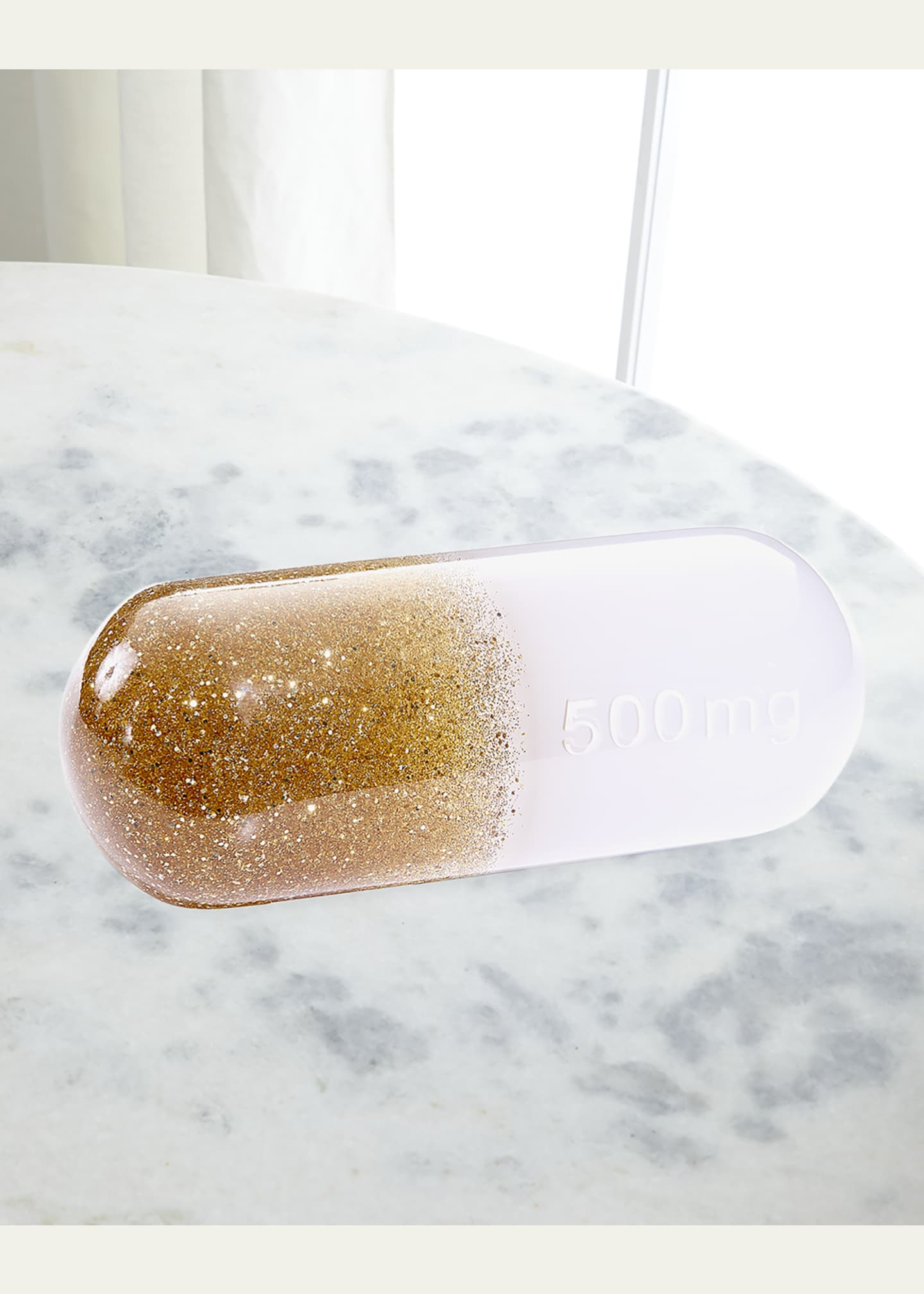 Jonathan Adler Large Glitter Acrylic Pill Bergdorf Goodman