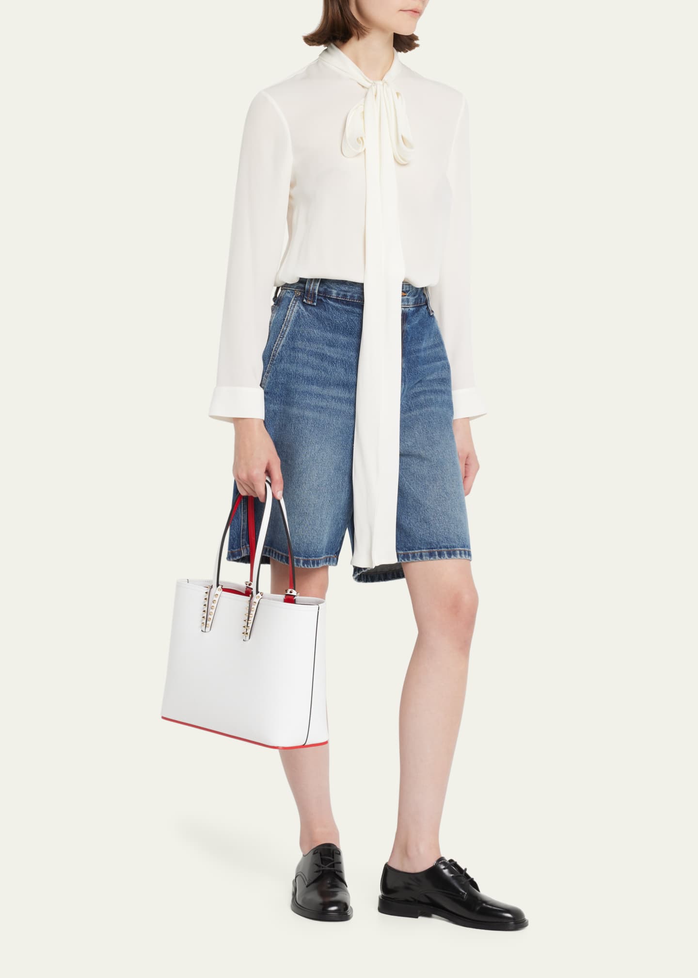 Christian Louboutin Cabata Small Loubinthesky-Print Tote Bag - Bergdorf