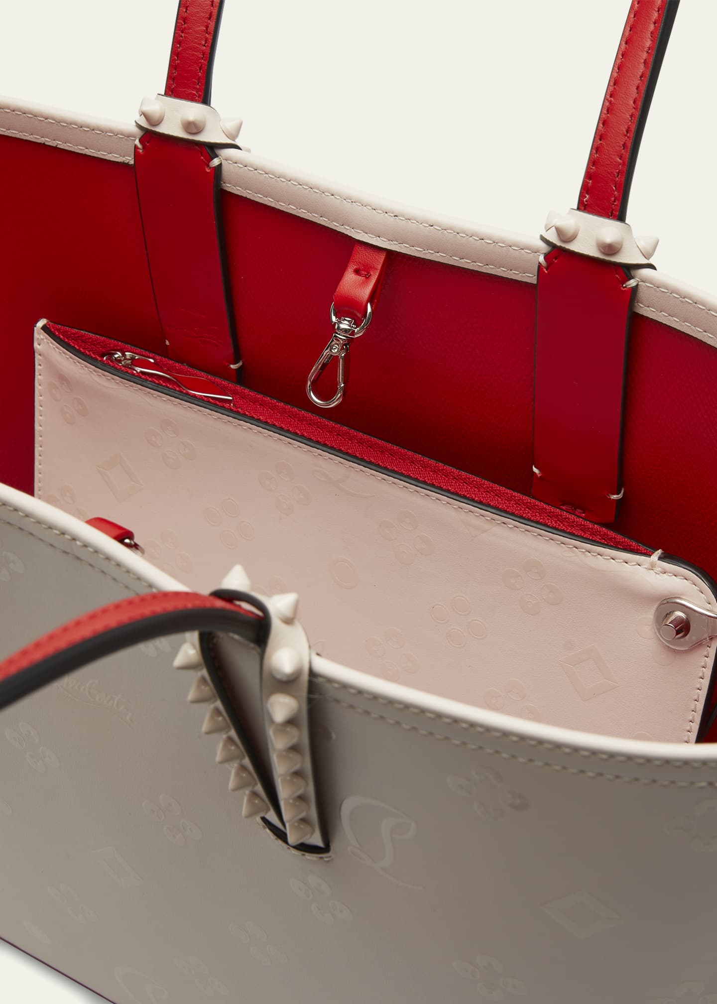 Christian Louboutin Cabata Small Tote in Loubinthesky Print Leather Bergdorf Goodman