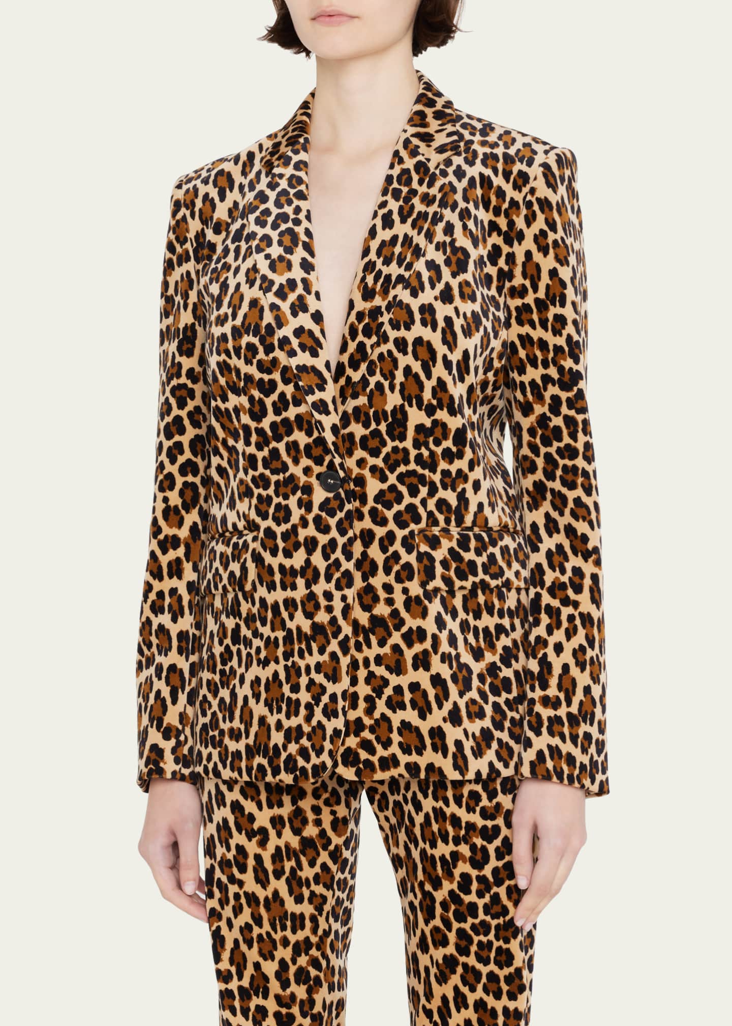 Frame leopard blazer hotsell