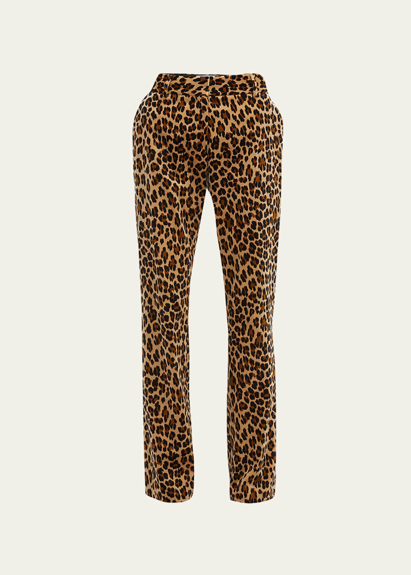 Leopard Bootcut Pants main image 1