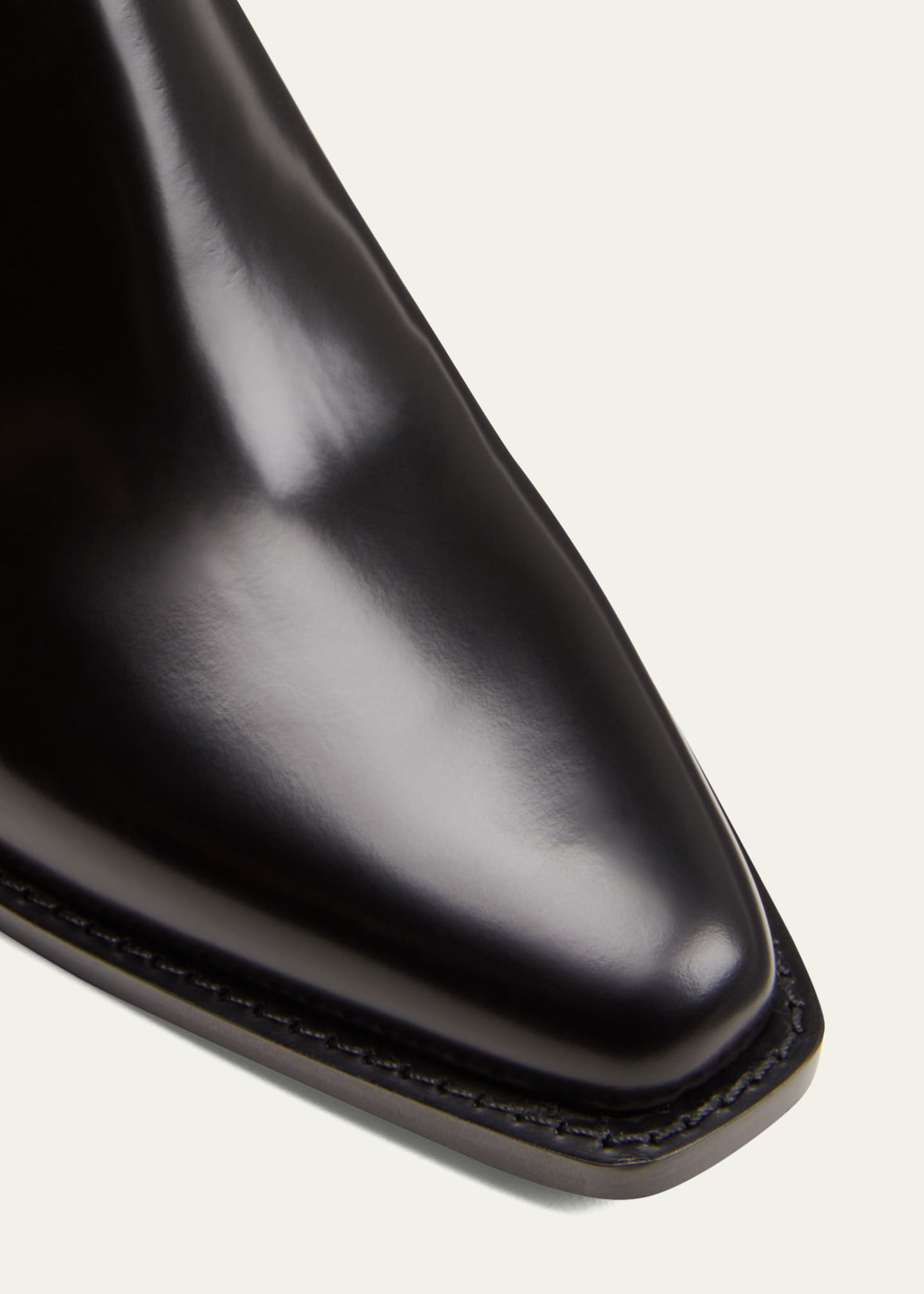 Fendi Vitello Leather Cutout-Heel Mules - Bergdorf Goodman