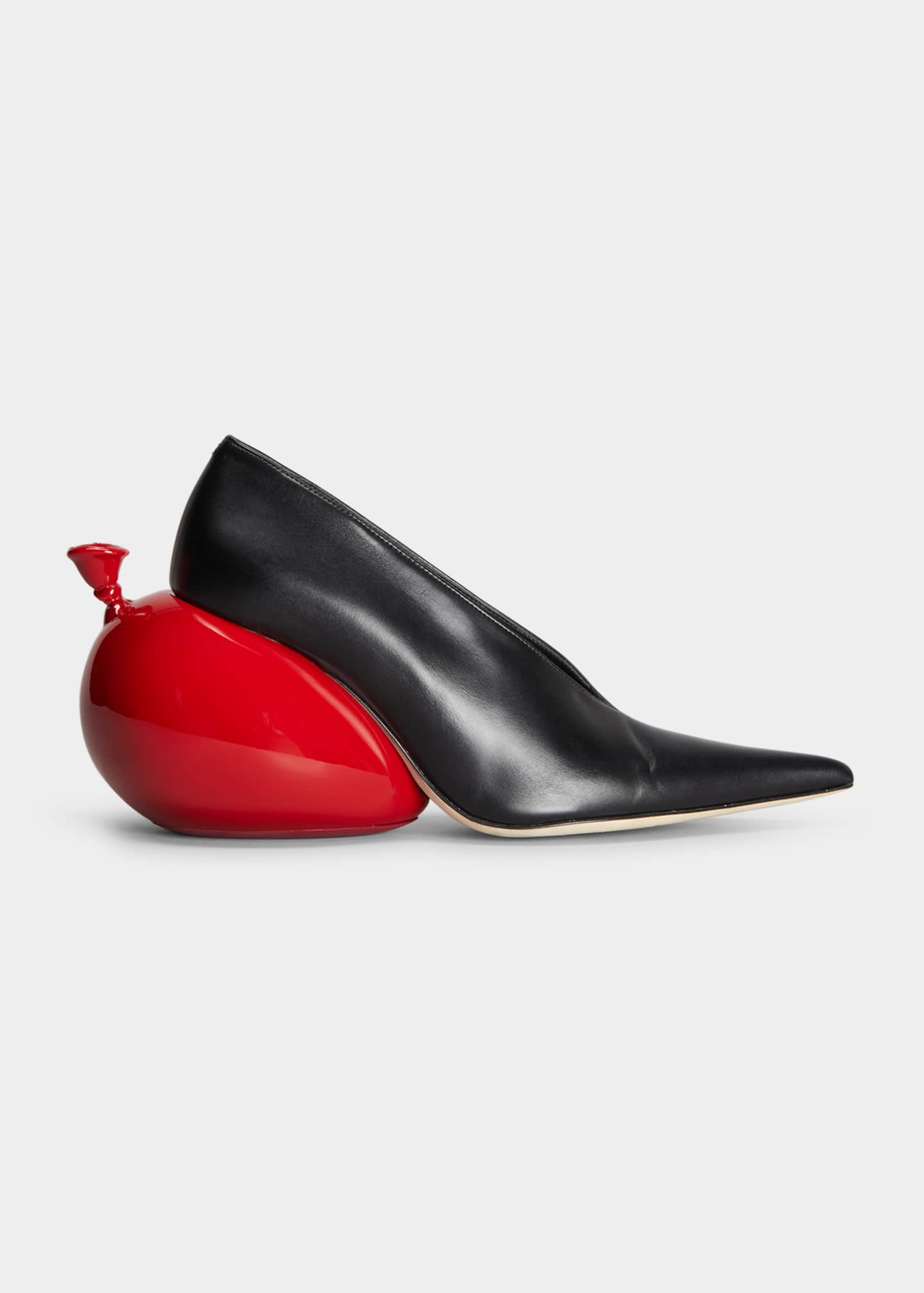 Loewe Balloon Heel Leather Pumps Bergdorf Goodman