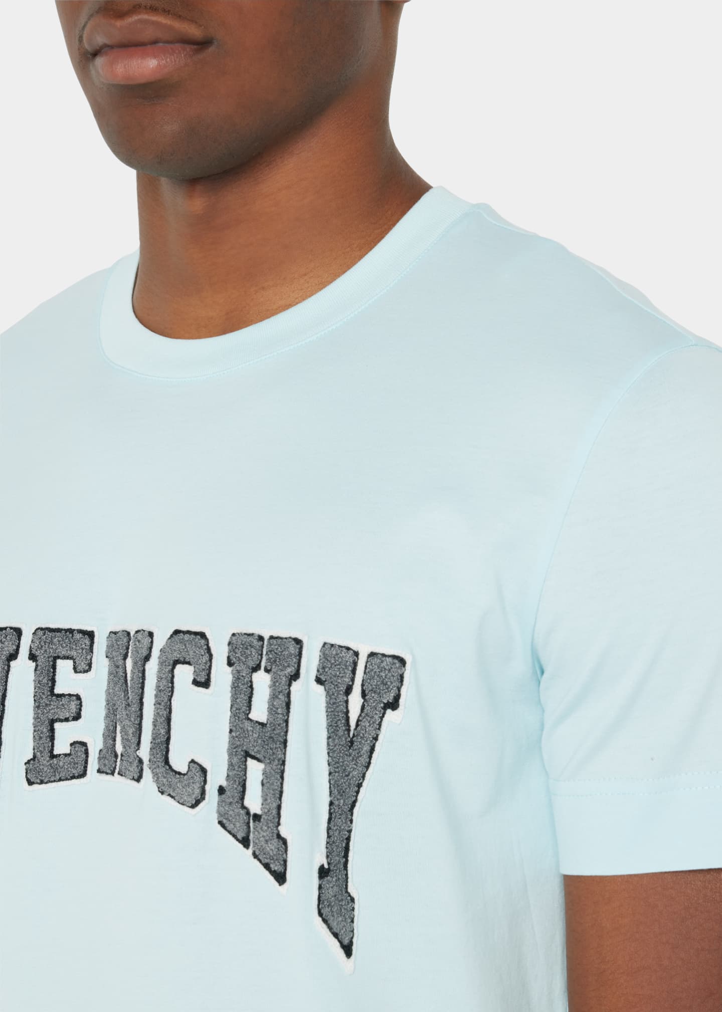 Givenchy Men's SlimFit Towel Varsity TShirt Bergdorf Goodman