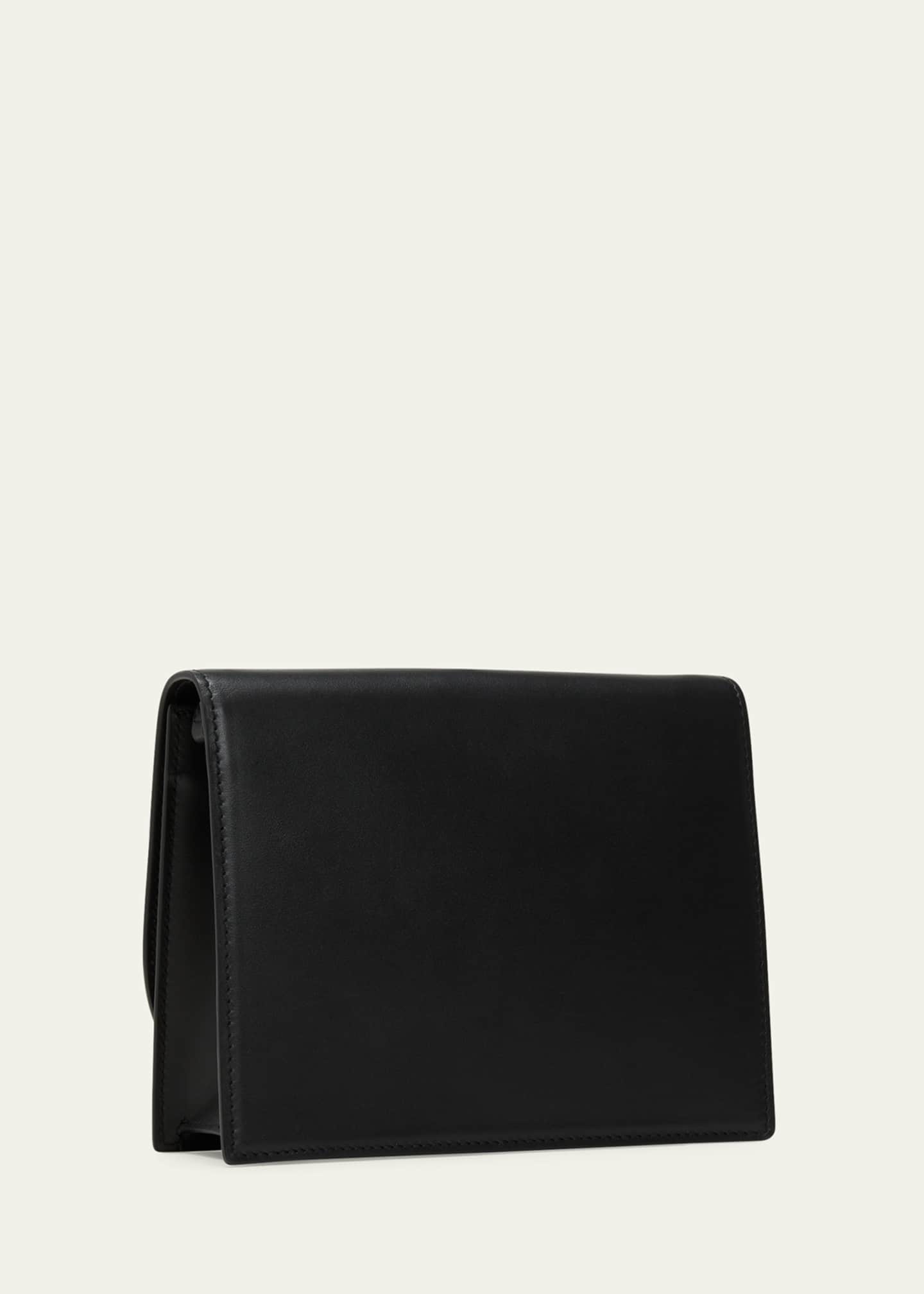 Dolce&Gabbana DG Logo Flap Leather Shoulder Bag Image 3 of 5