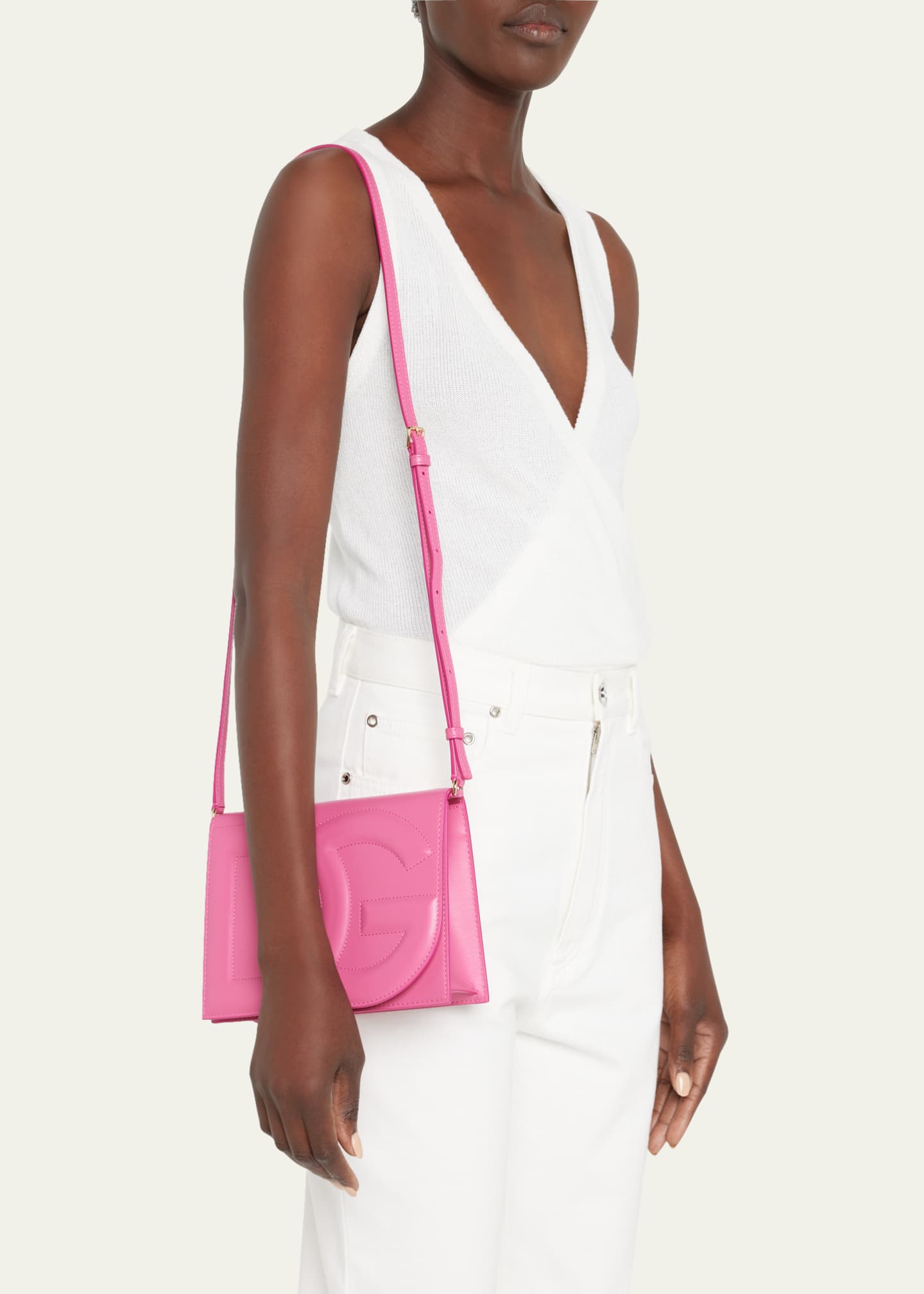 Dolce&Gabbana DG Logo Flap Leather Shoulder Bag - Bergdorf Dolce&Gabbana DG Logo Flap Leather Shoulder Bag - Bergdorf