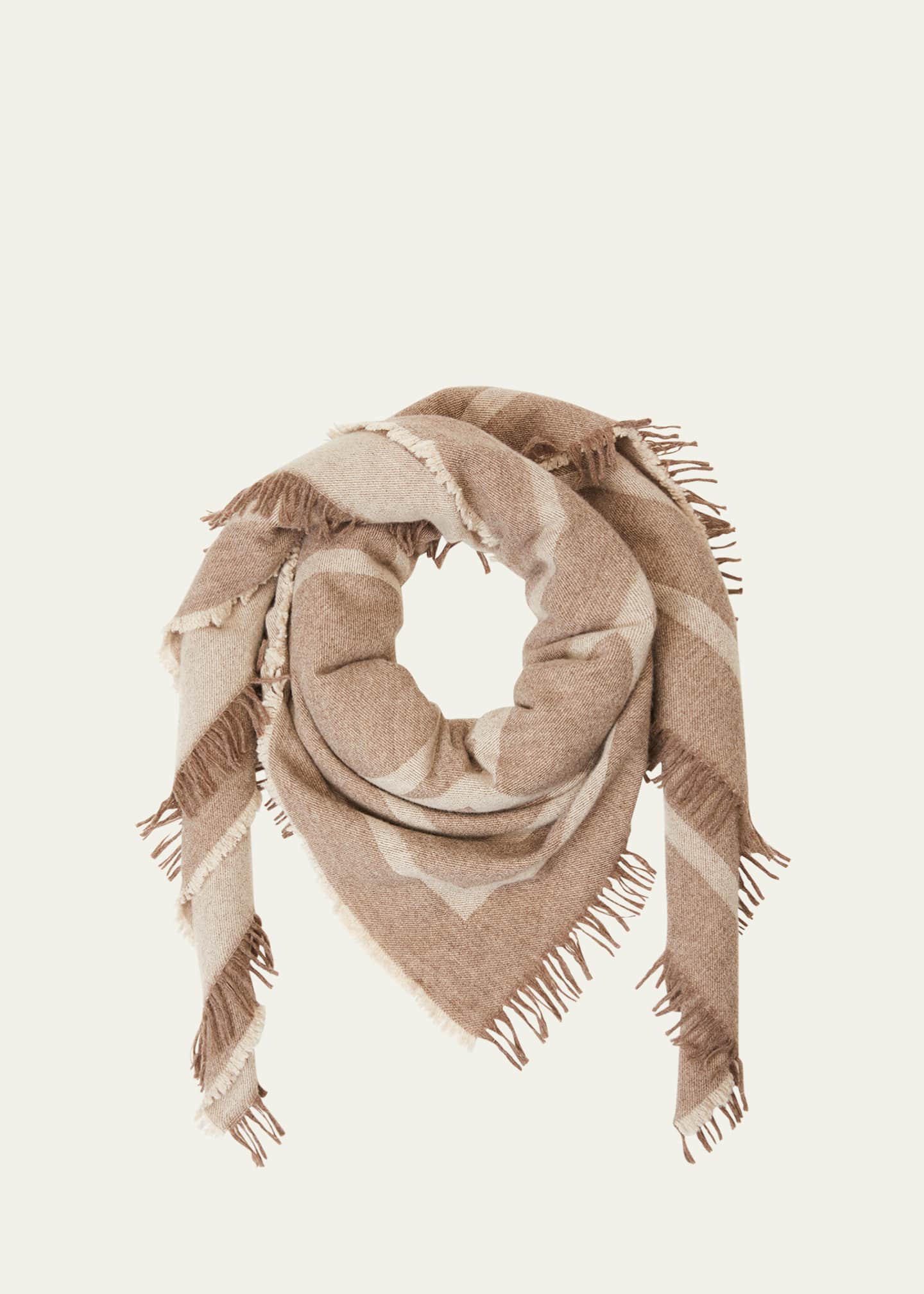 Toteme Monogram WoolCashmere Scarf Bergdorf Goodman