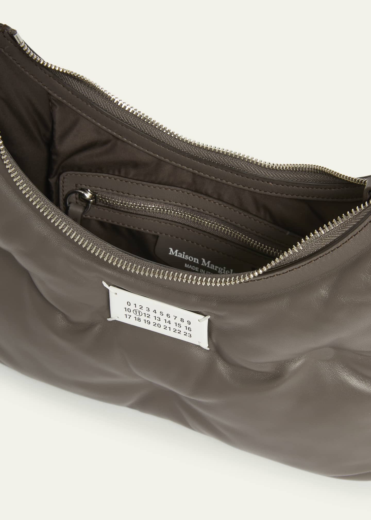 Maison Margiela Glam Slam Small Puffy Leather Shoulder Bag Image 4 of 5