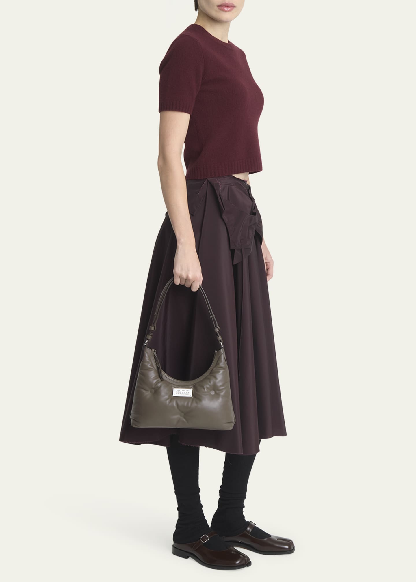 Maison Margiela Glam Slam Small Puffy Leather Shoulder Bag Image 5 of 5