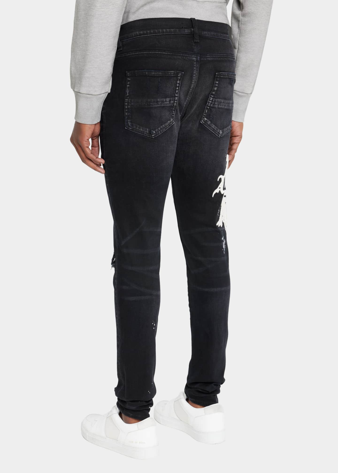 Amiri x Wes Lang Men's Reaper Logo Jeans - Bergdorf Goodman