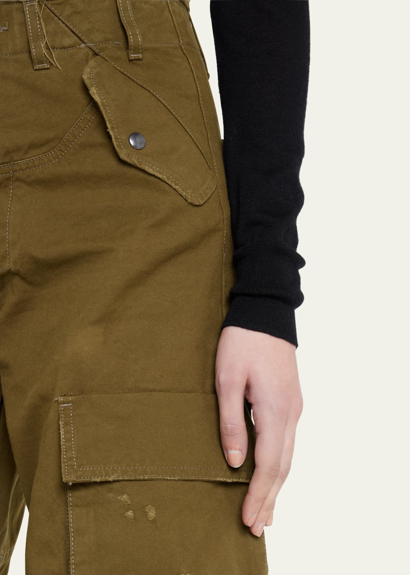 DARKPARK Rosalind Wide Tapered Cargo Pants Image 5 of 5