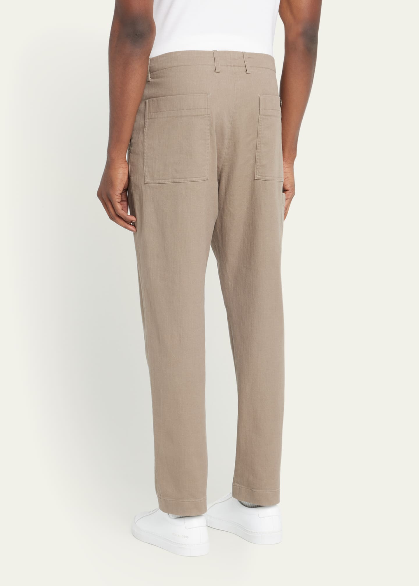 Vince Men's Relaxed Stretch-Cotton Painter Pants