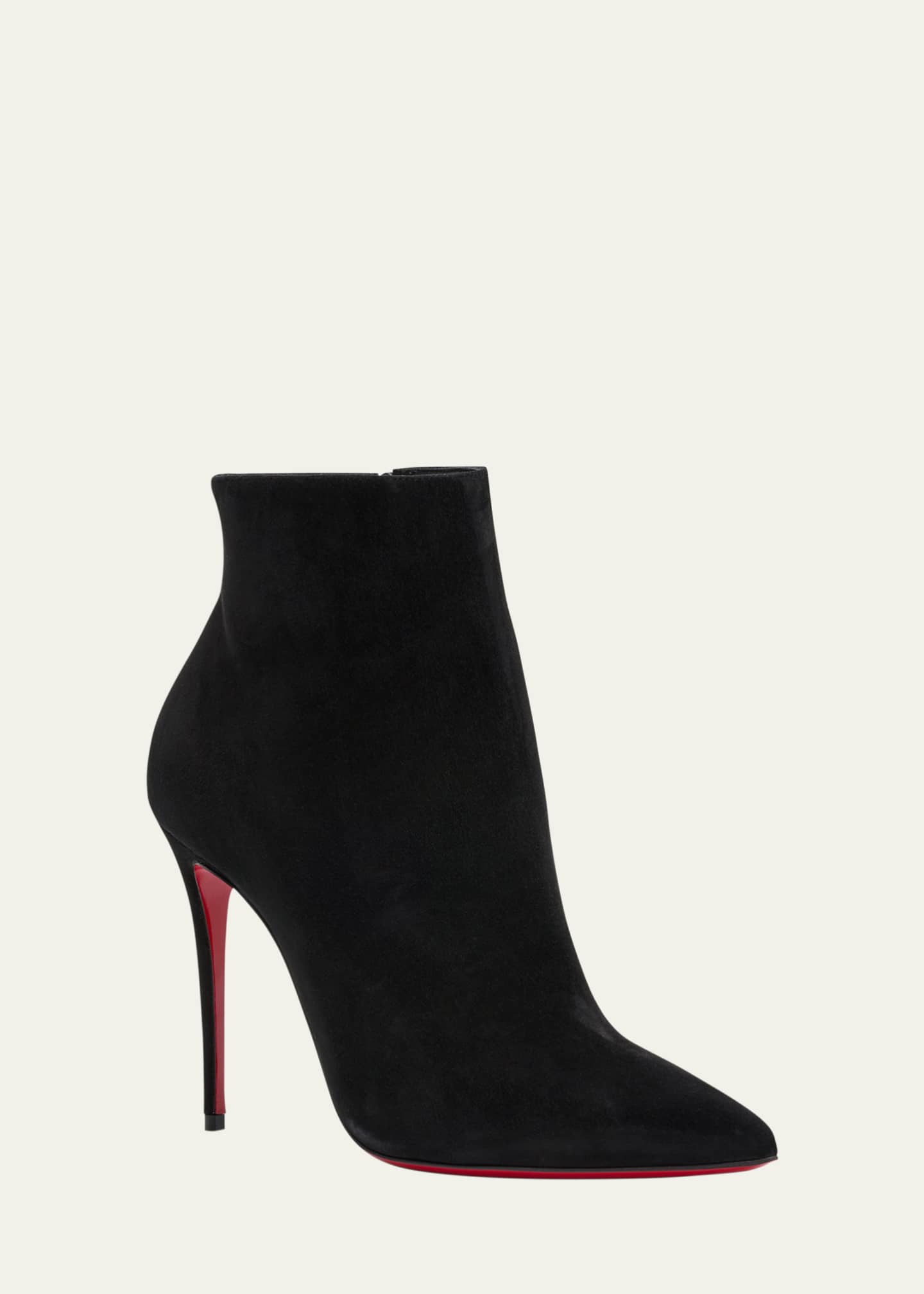 Christian Louboutin So Kate Suede Red Sole Booties Image 3 of 6