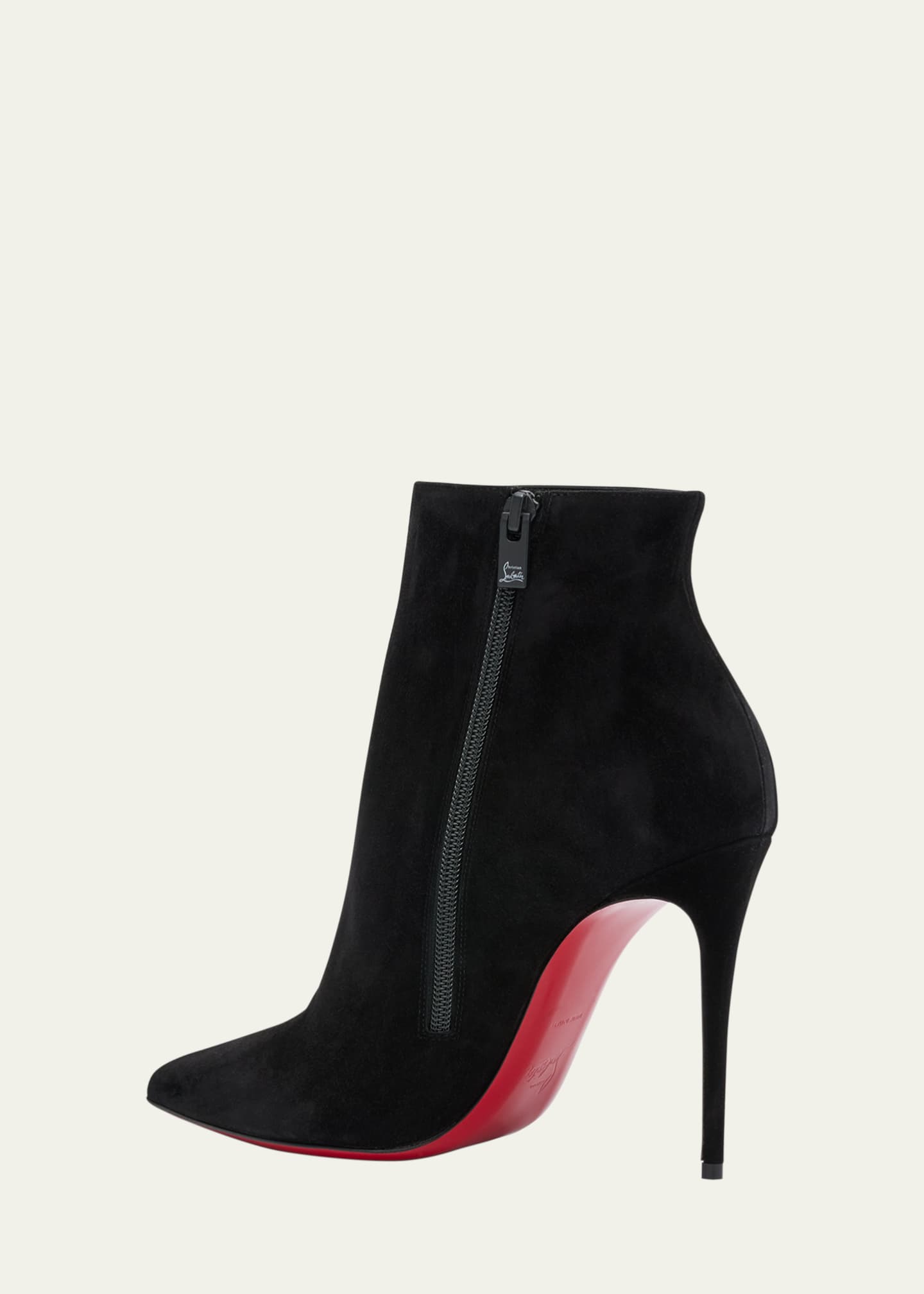 Christian Louboutin So Kate Suede Red Sole Booties Image 4 of 6