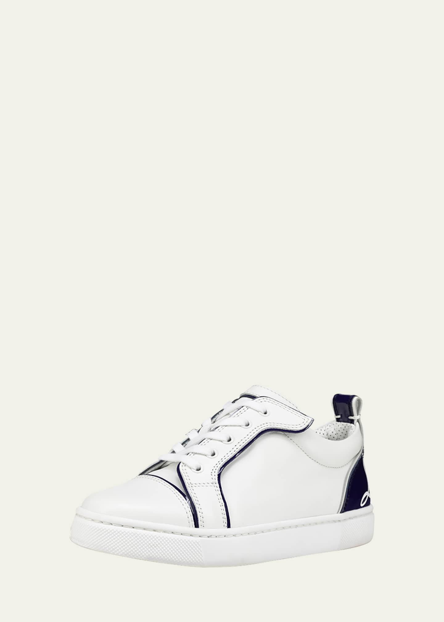 Christian Louboutin Kid s FunnyTo Red Sole Low Top Sneakers Toddler Kids