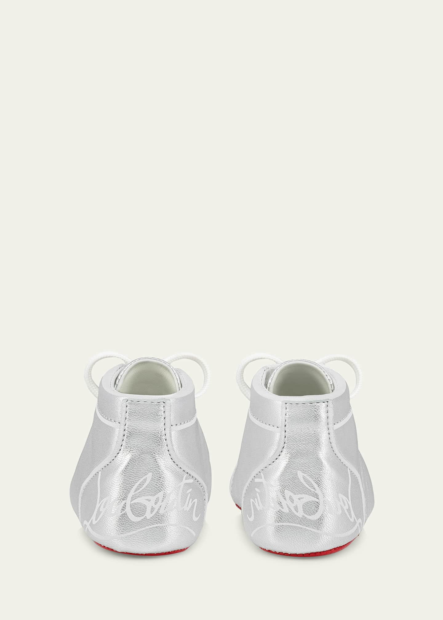 Christian Louboutin Kid s Funnyto Shiny Sneakers Babies