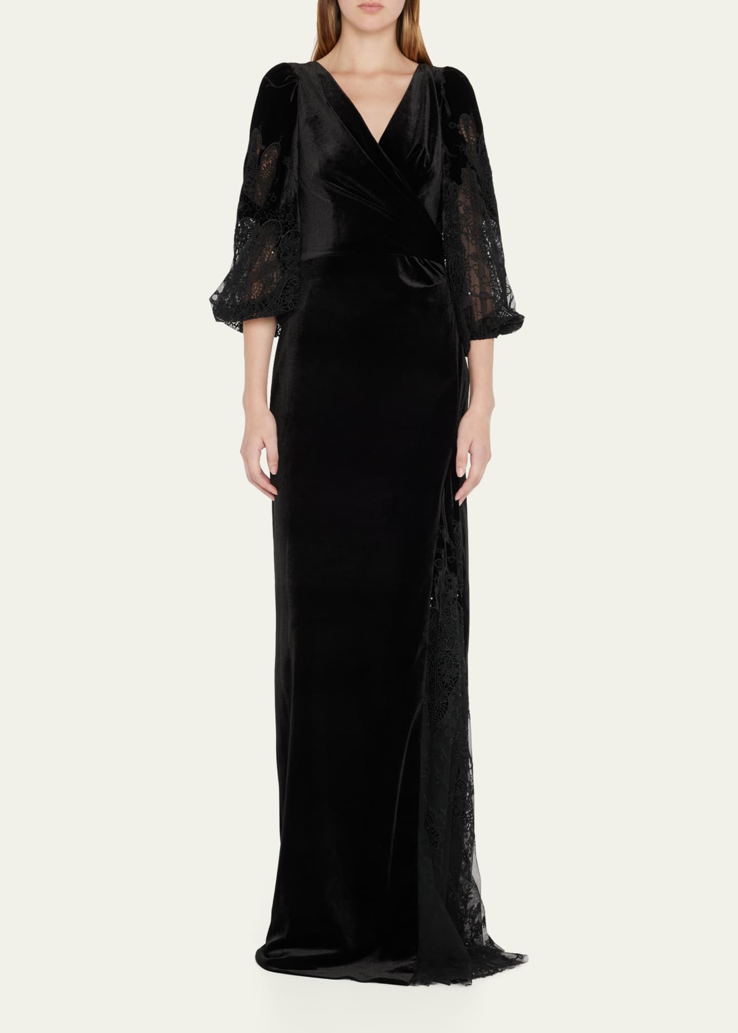 Teri jon outlet velvet dress