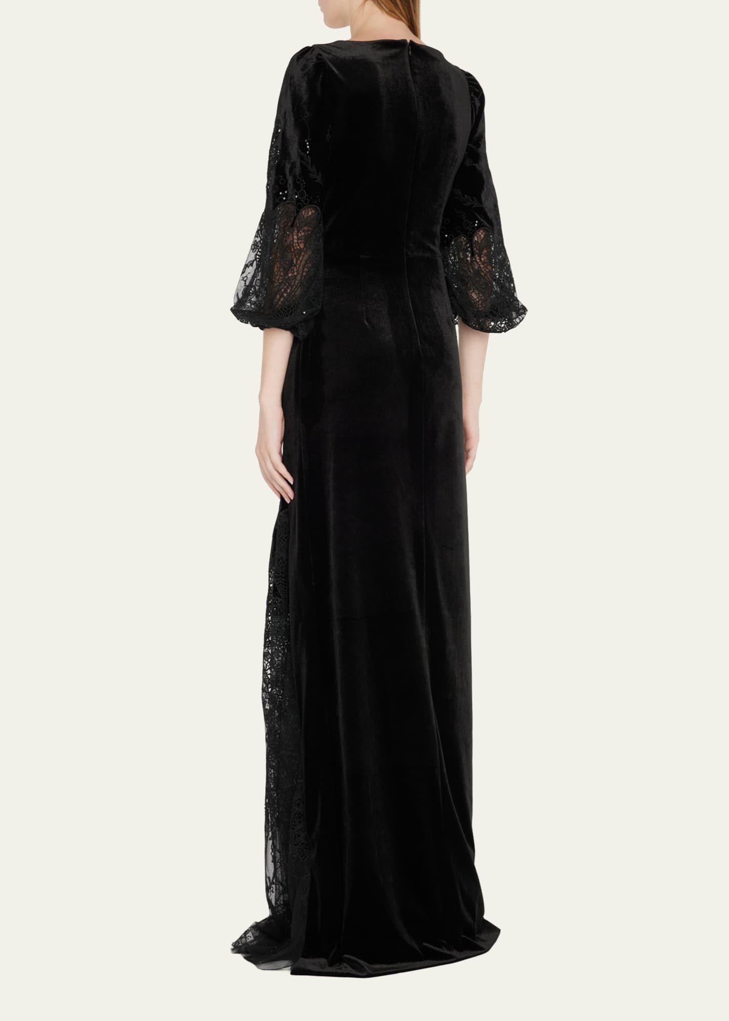 Teri jon sales velvet gown