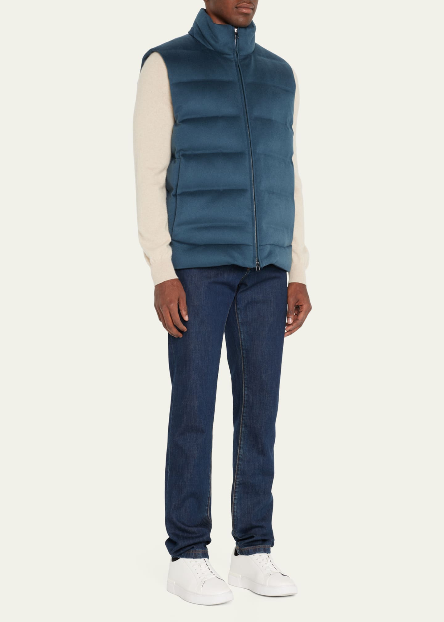 Fillmore long down puffer vest outlet