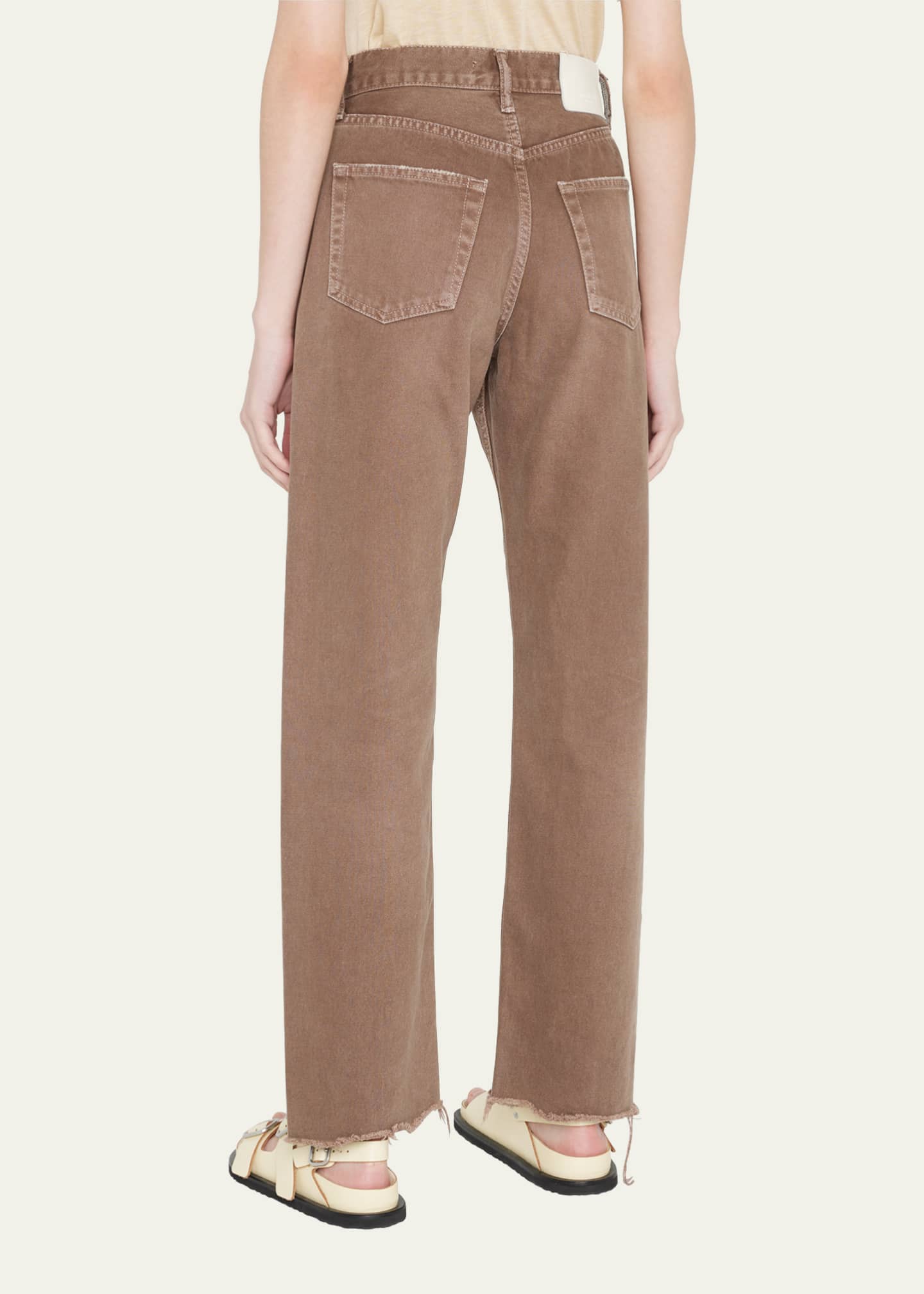 MOUSSY VINTAGE Romulus Wide-Straight Cropped Jeans - Bergdorf Goodman