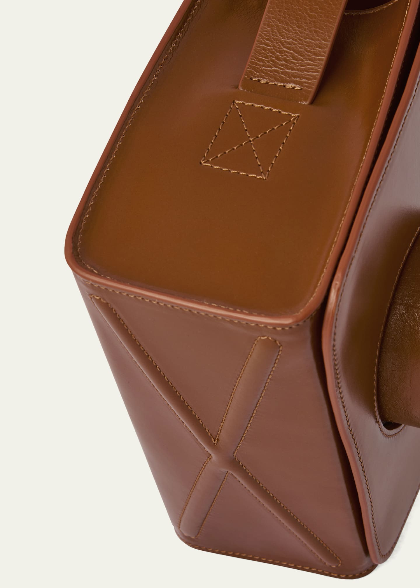 LEMAIRE Flap Leather Camera Crossbody Bag Image 4 of 5