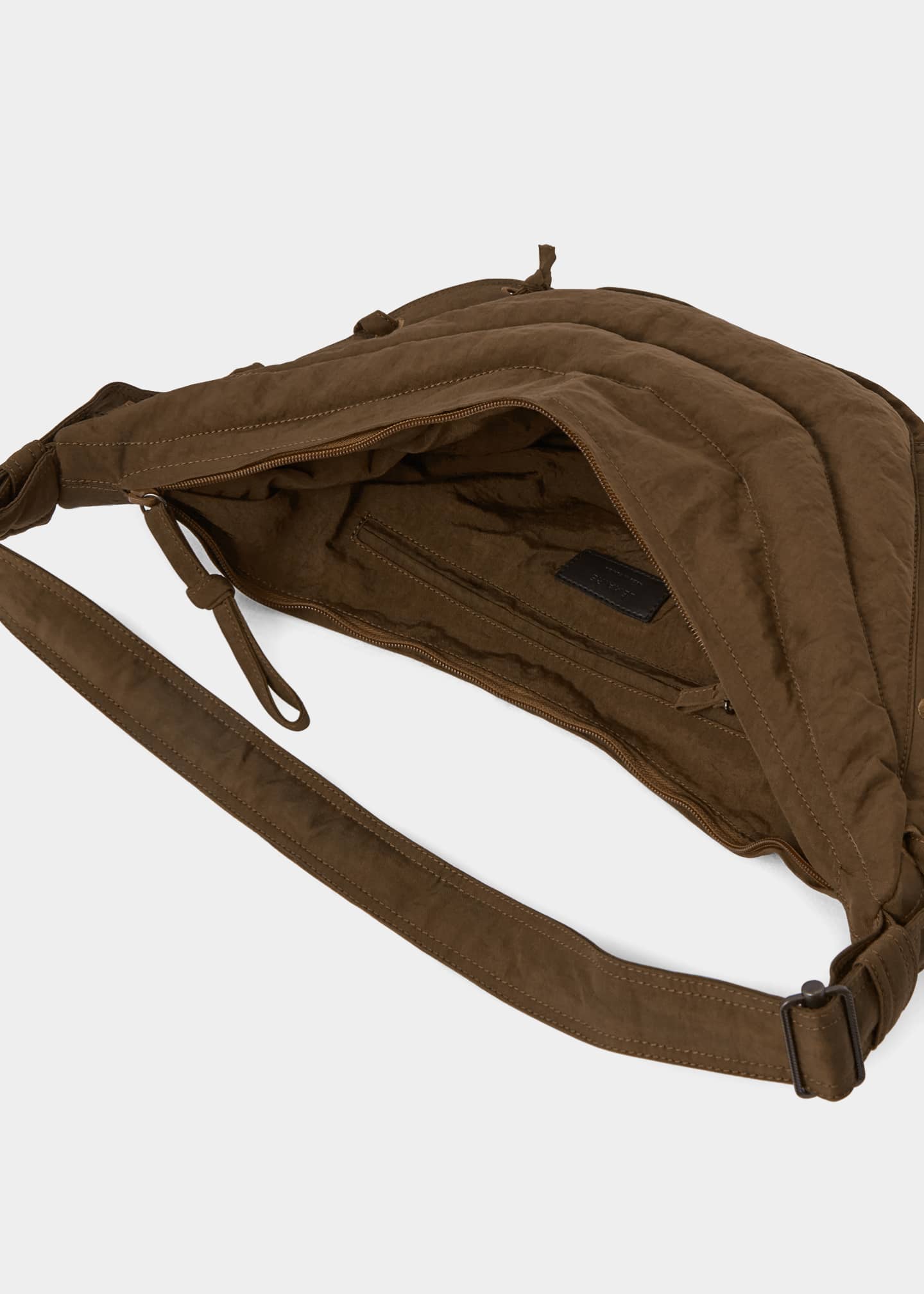 LEMAIRE Small Game Zip Nylon Shoulder Bag - Bergdorf Goodman