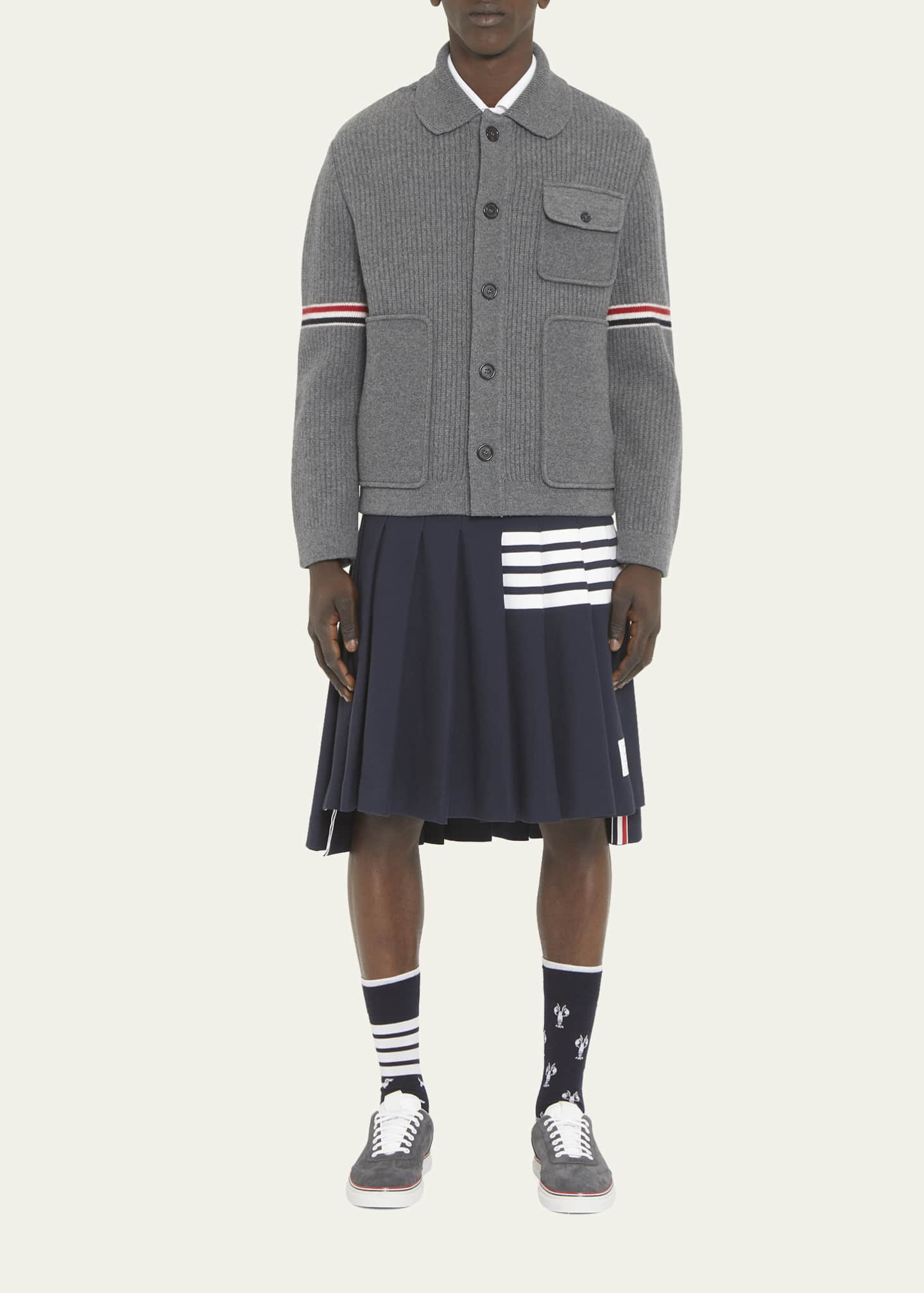 Thom Browne Men's English Ribbed Workman Jacket