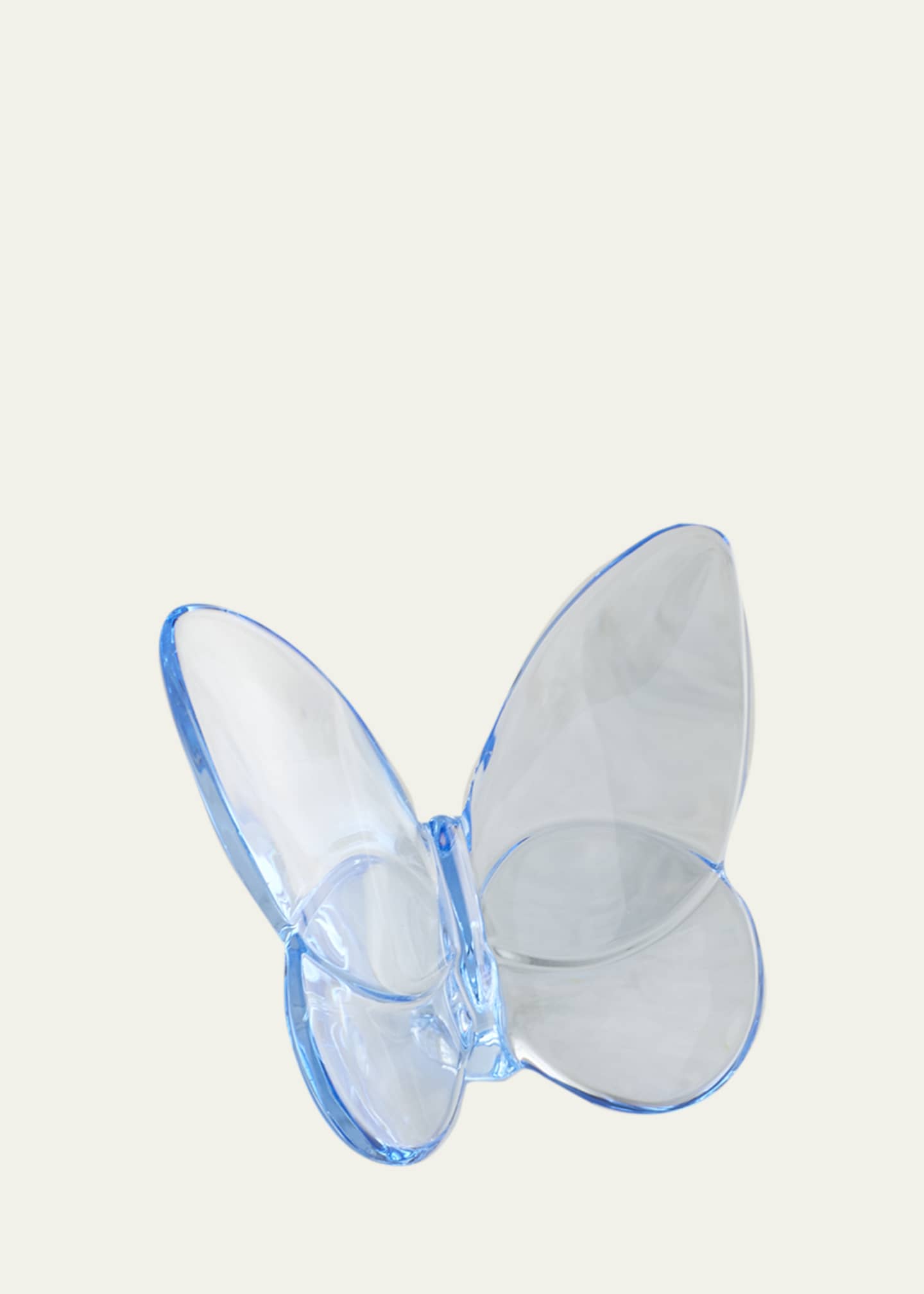 Baccarat Exclusive Lucky Butterfly Figurine, Sky Blue Image 3 of 3