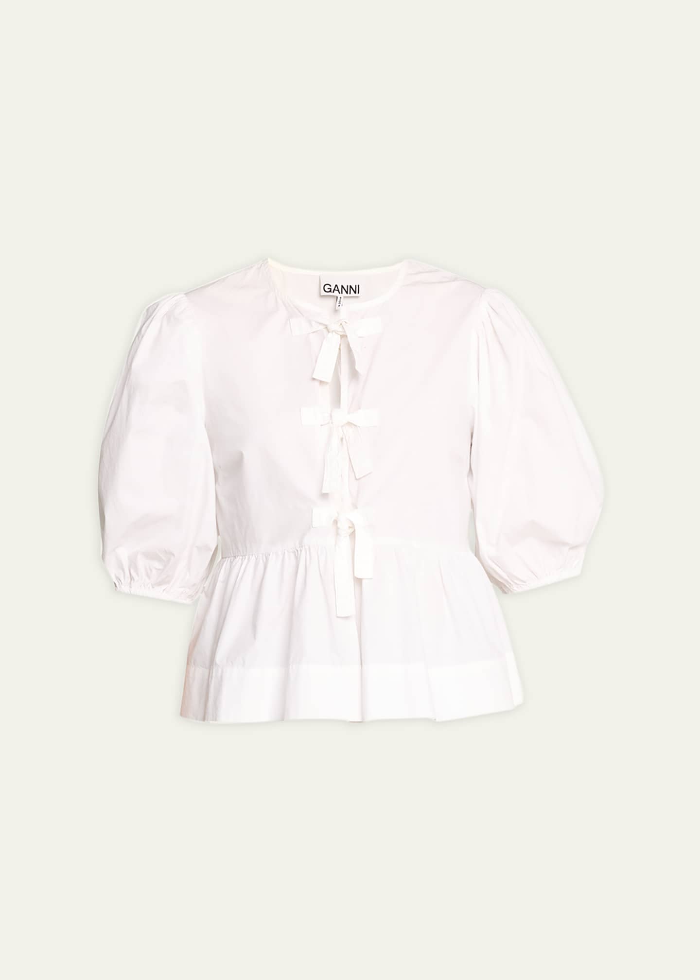 White blouse with peplum online