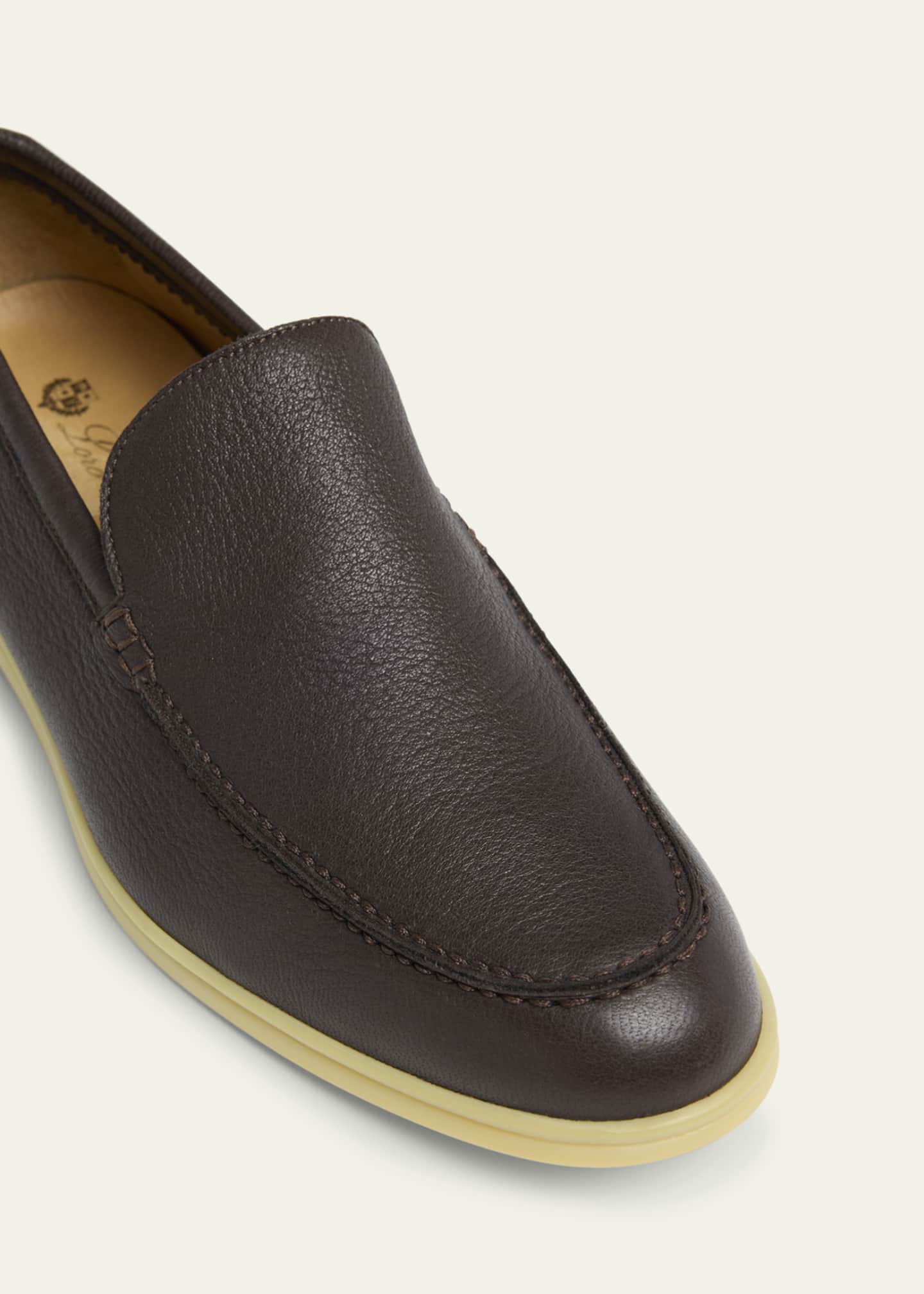 Loro Piana Men s Summer Walk Elk Leather Loafers Bergdorf Goodman