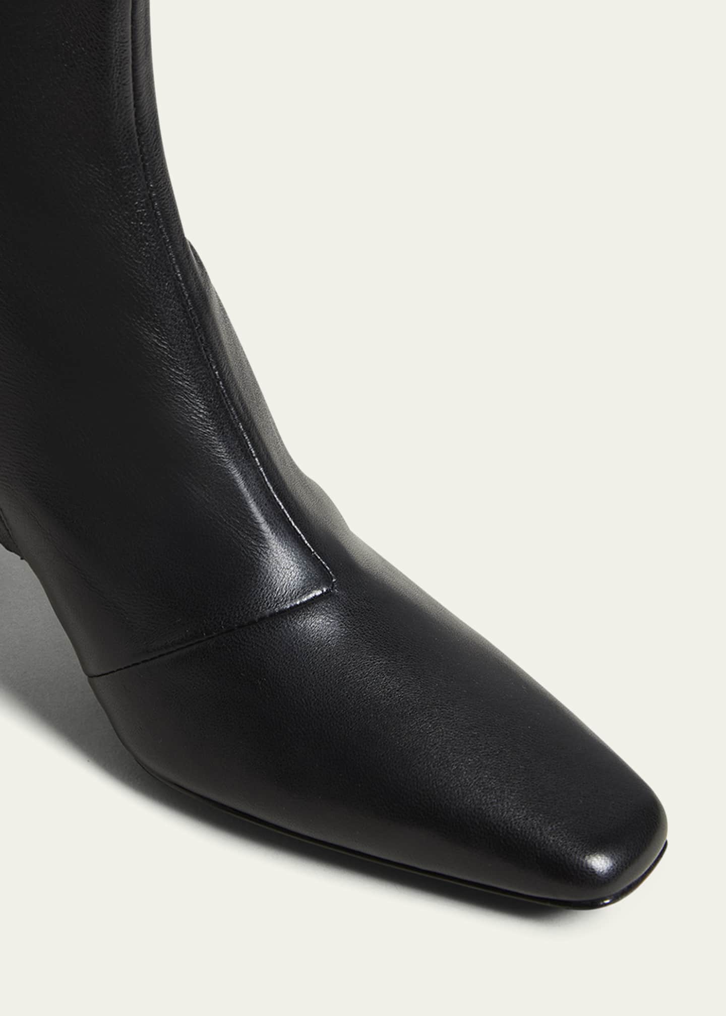 Loeffler Randall Lambskin Kitten-Heel Booties Image 5 of 5