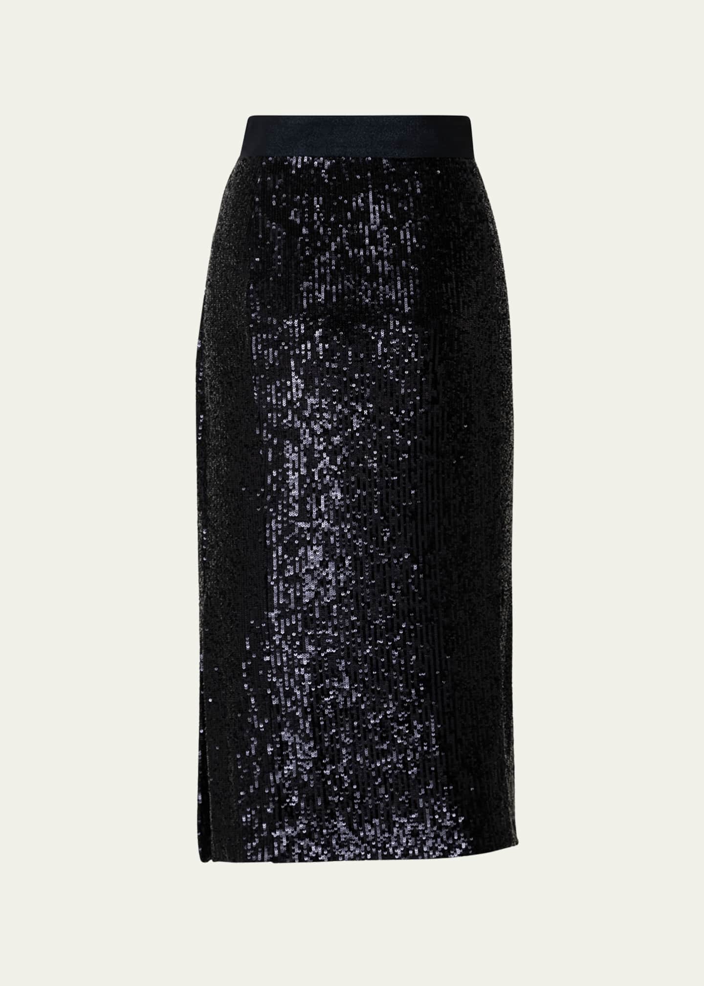 Sequin jersey skirt outlet