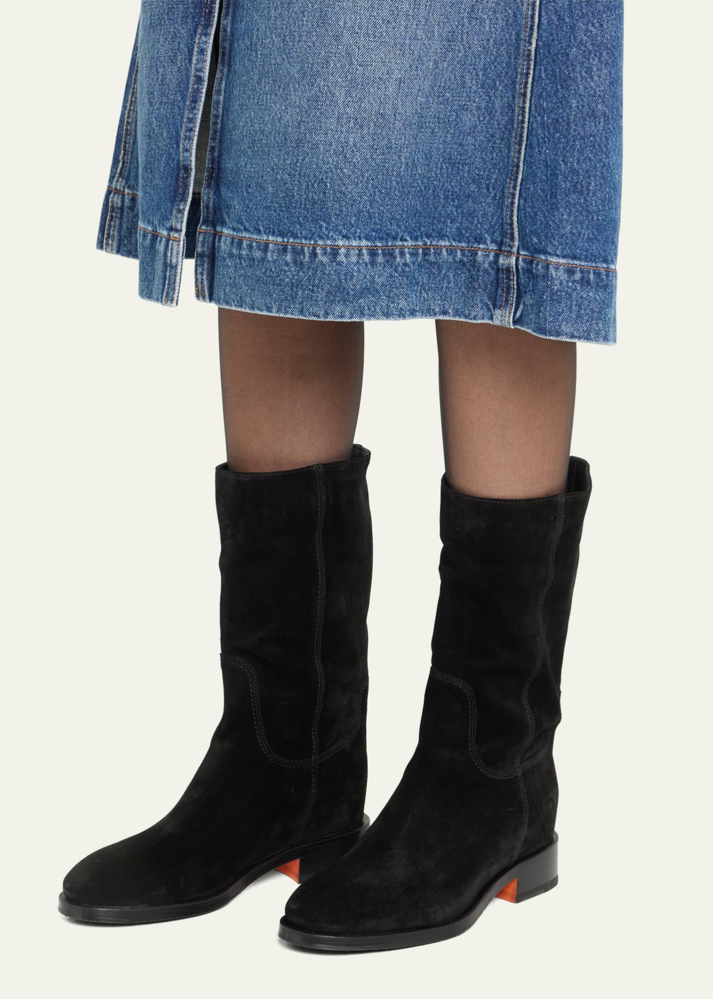 Santoni suede boots new arrivals